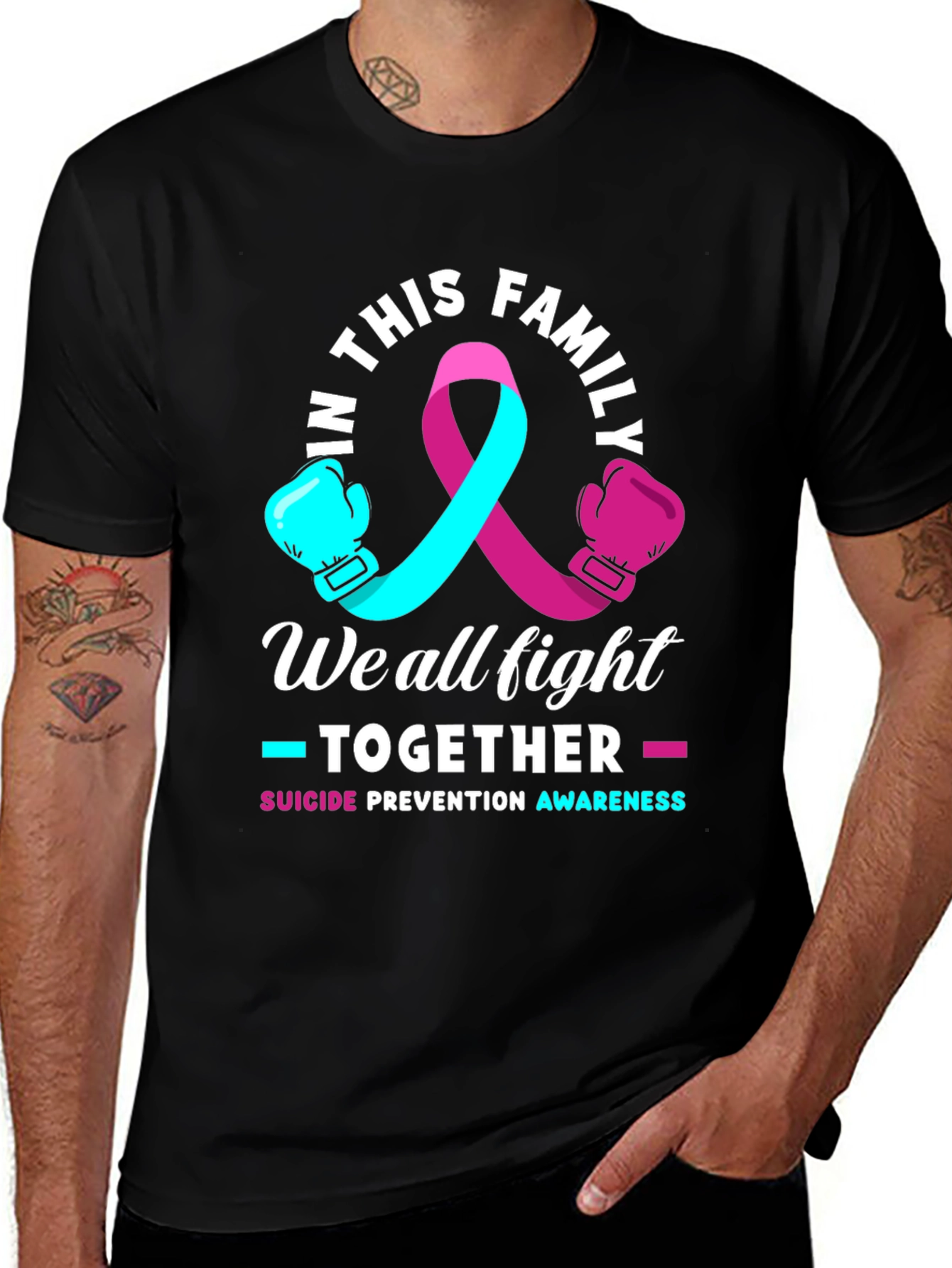 Suicide Prevention Awareness T-Shirt - Fight Together