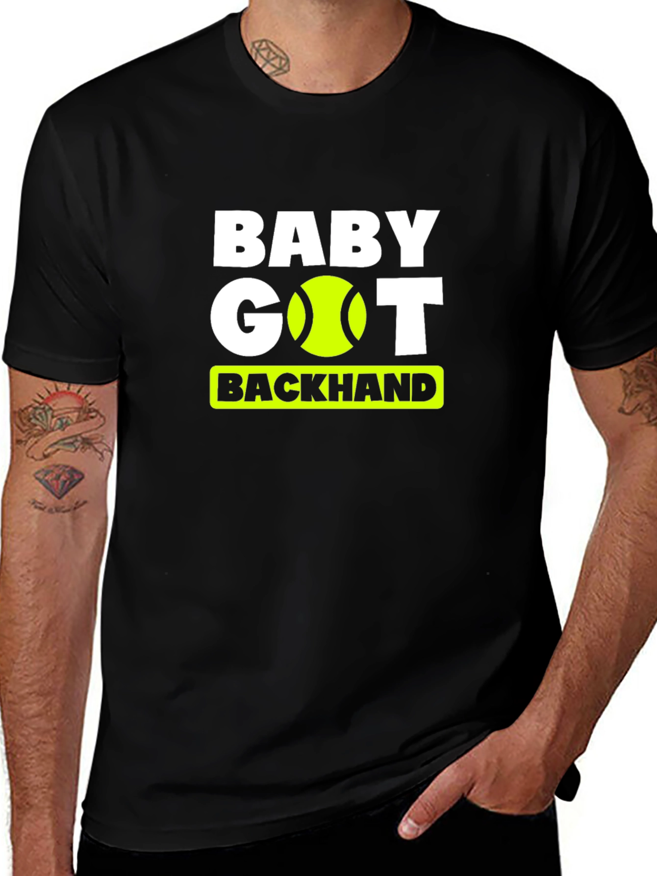 Variant 29 of Baby Got Backhand Tennis T-Shirt