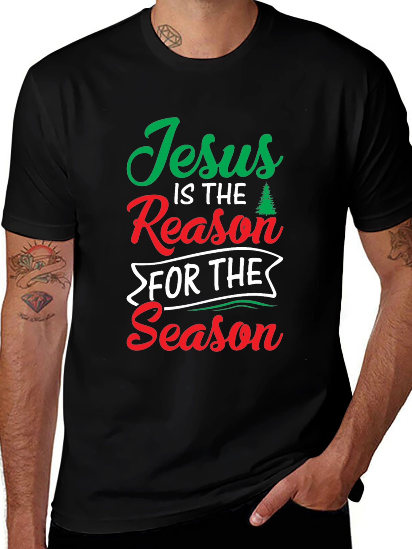 Jesus is the Reason for the Season Holiday T-Shirt