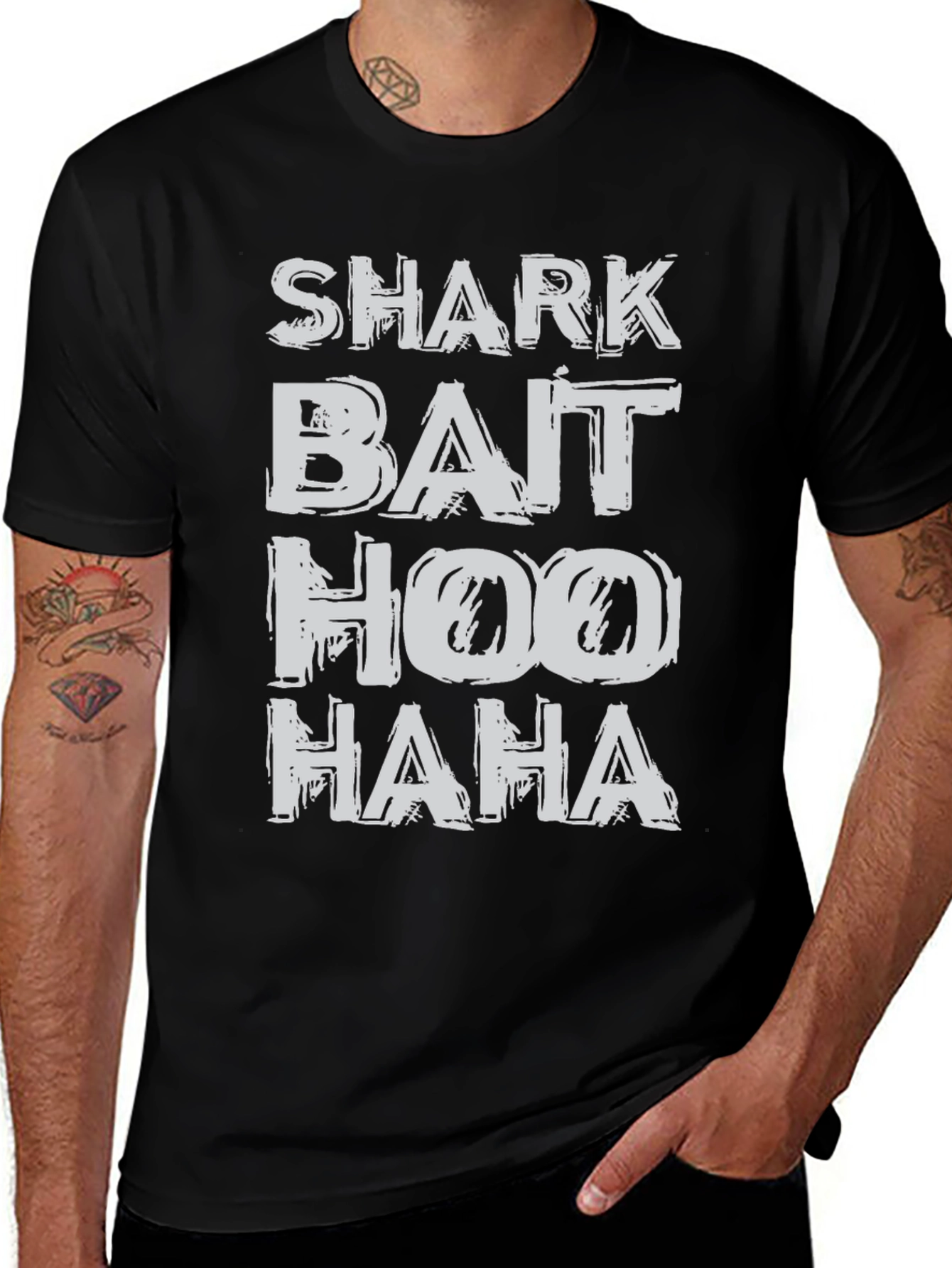 Variant 23 of Shark Bait Hoo Ha Ha Graphic T-Shirt