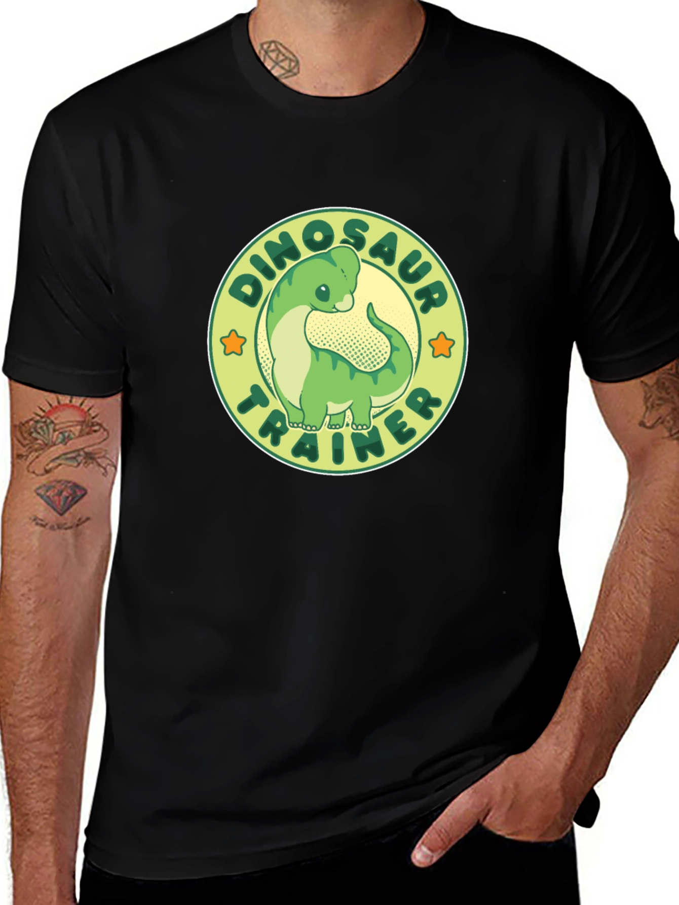 Variant 21 of Dinosaur Trainer Graphic Black T-Shirt