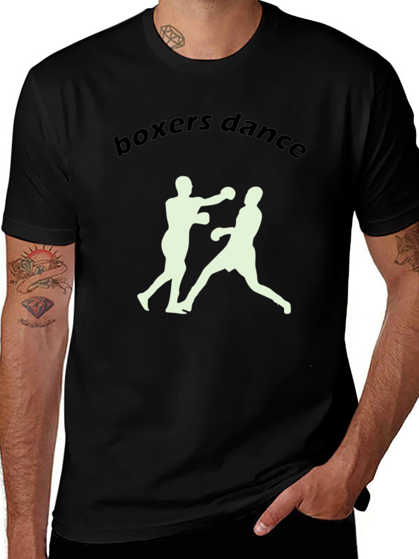 Variant 22 of Boxers Dance Graphic T-Shirt