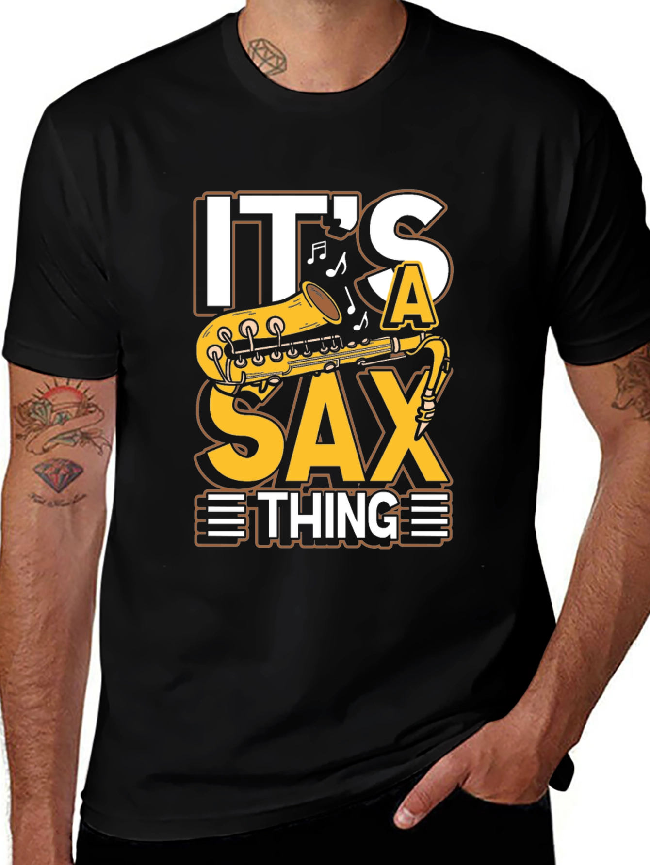 Variant 27 of It's A Sax Thing T-Shirt - Musical Instrument Tee