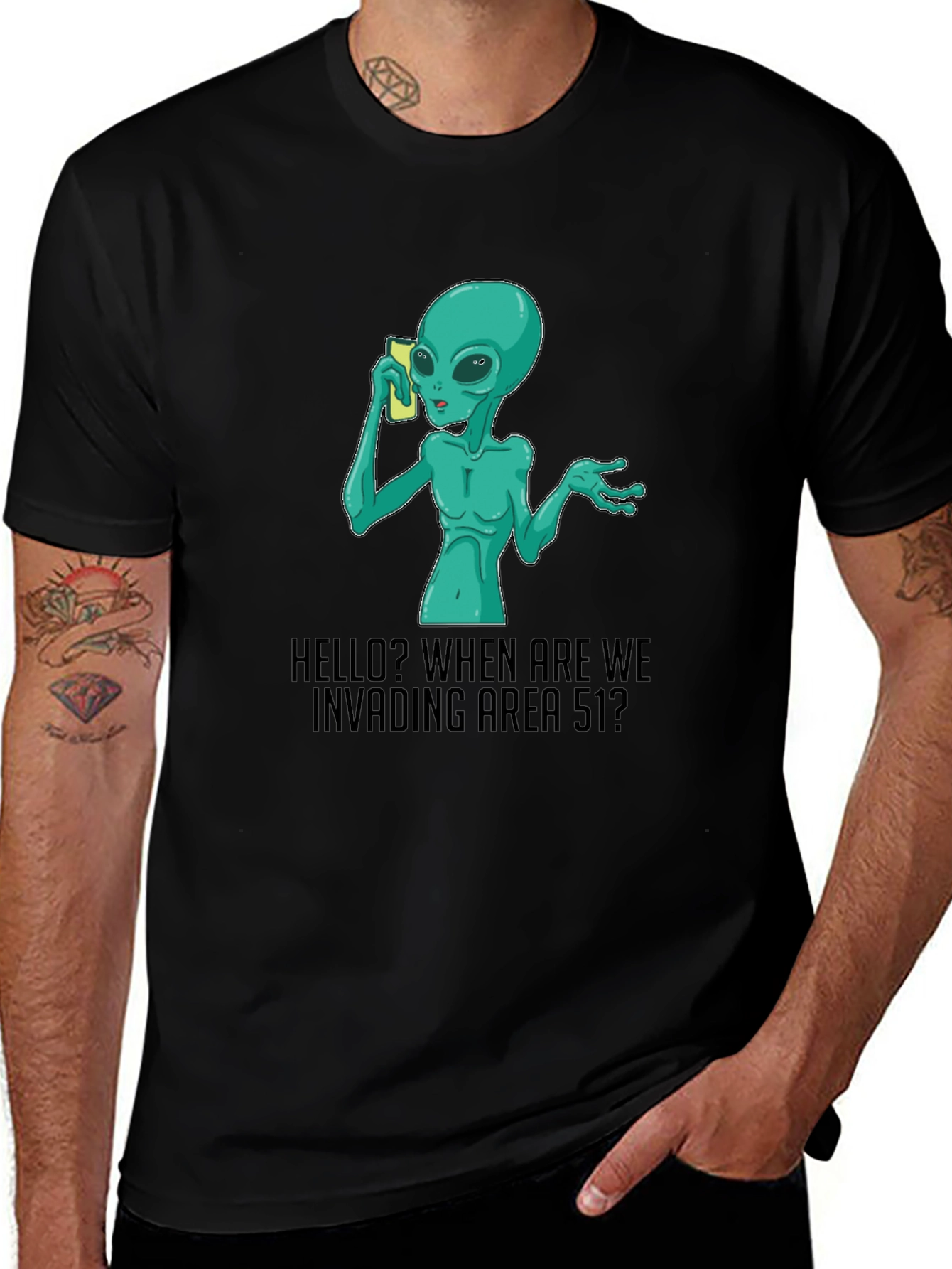 Variant 30 of Area 51 Alien Invasion T-Shirt