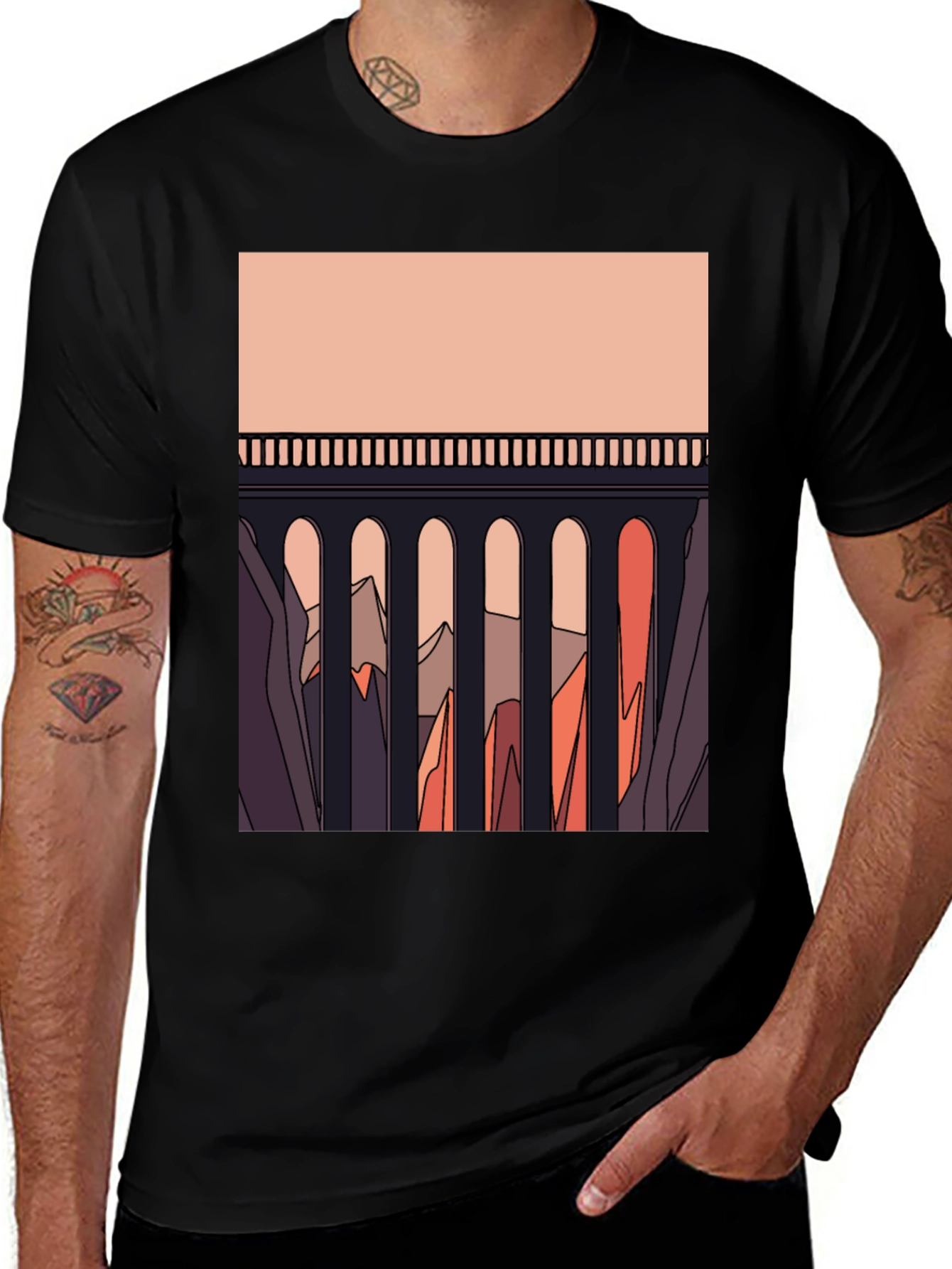 Variant 9 of Arched Viaduct Graphic Tee