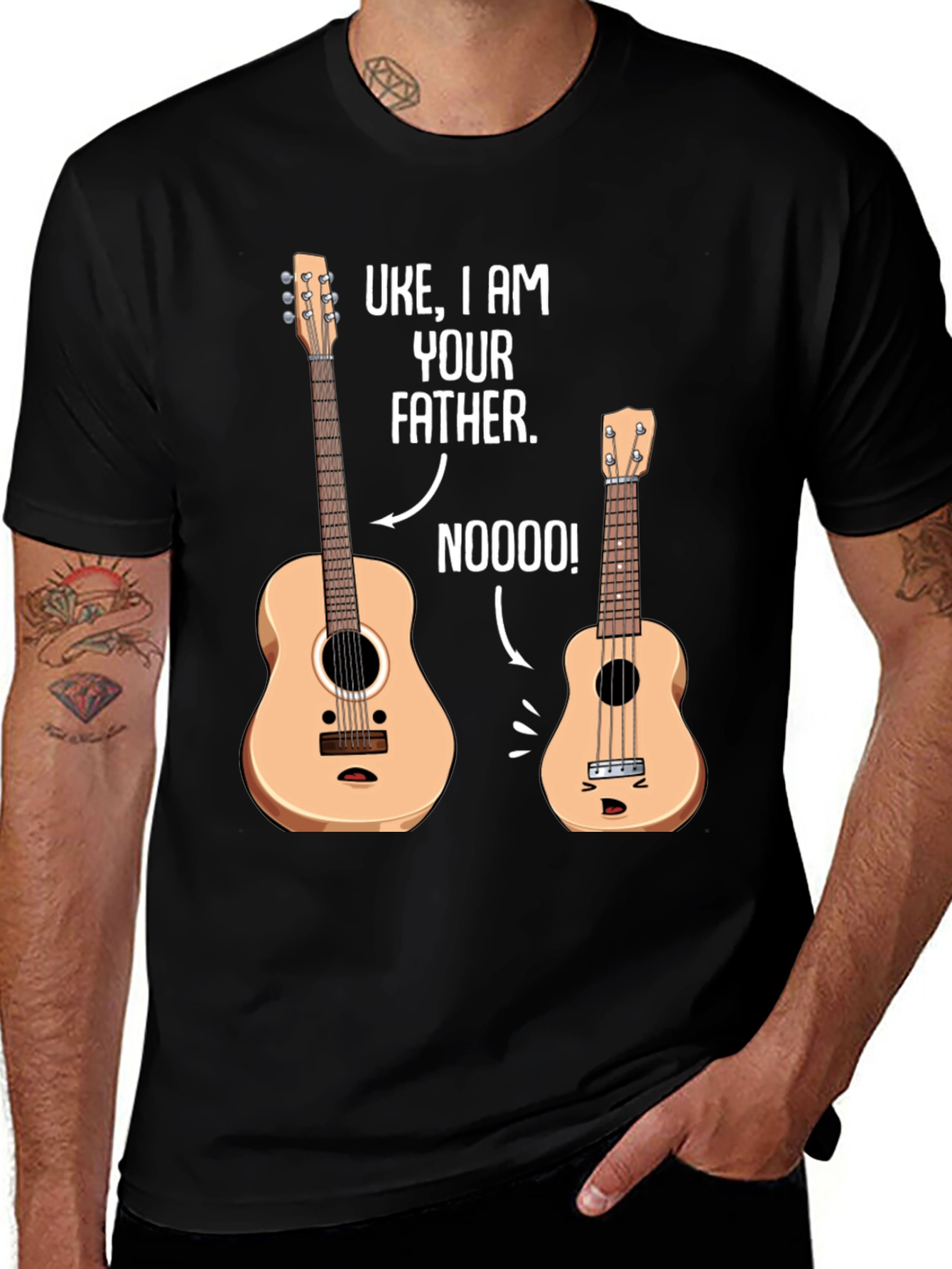 Variant 27 of Uke I am Your Father Funny Music T-Shirt