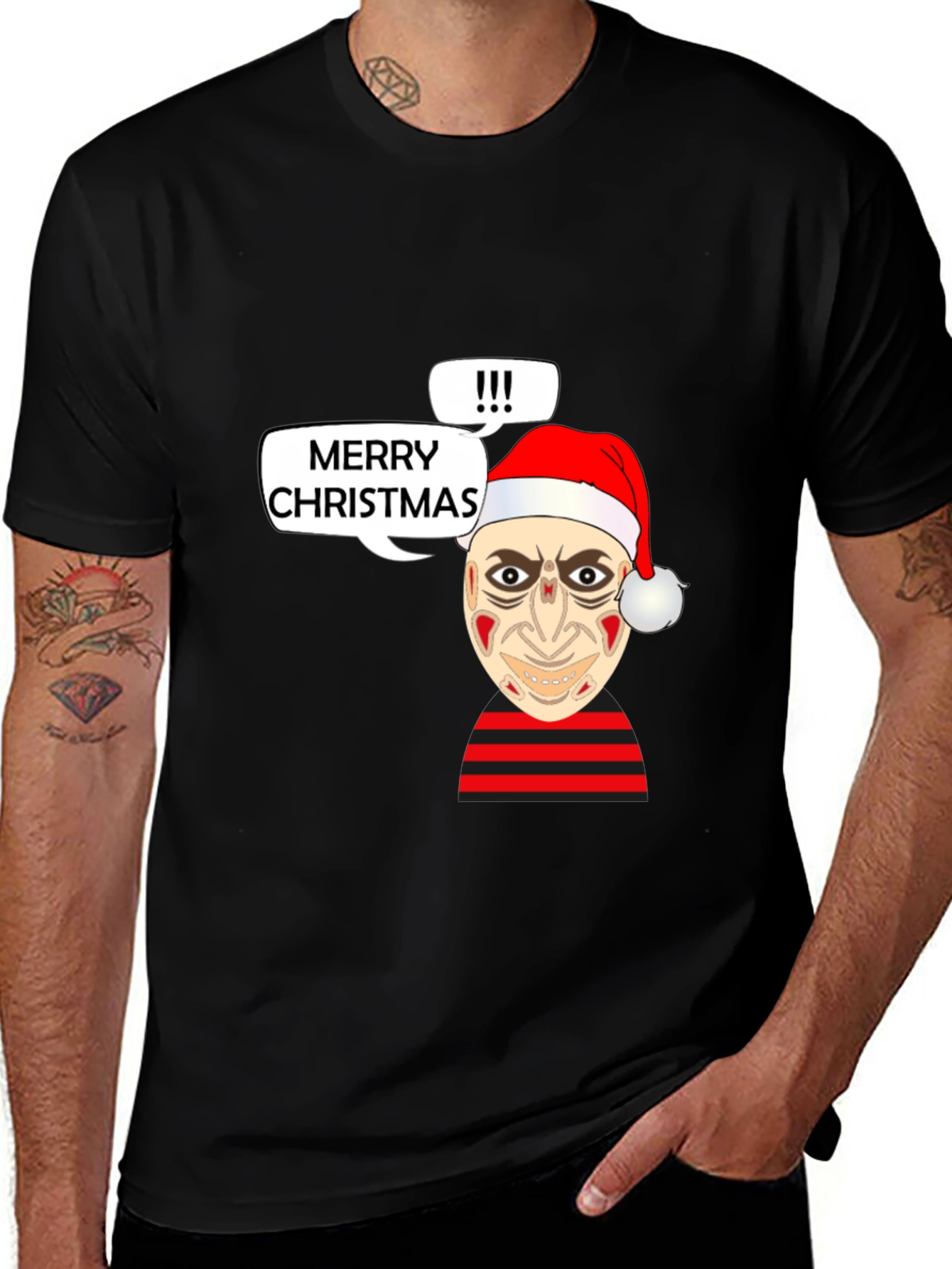 Variant 21 of Freddy Krueger Merry Christmas T-Shirt