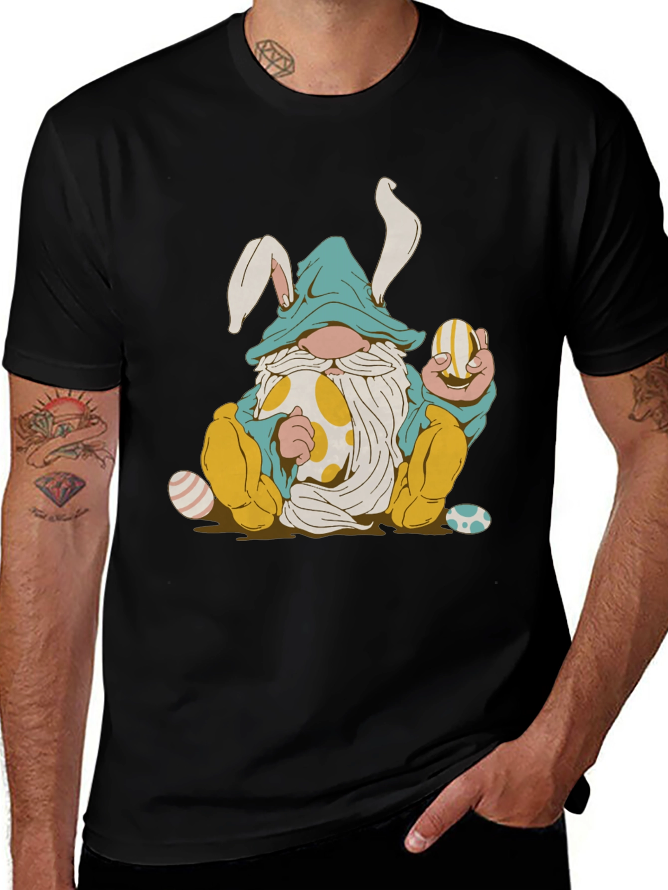Variant 13 of Easter Gnome Bunny T-Shirt