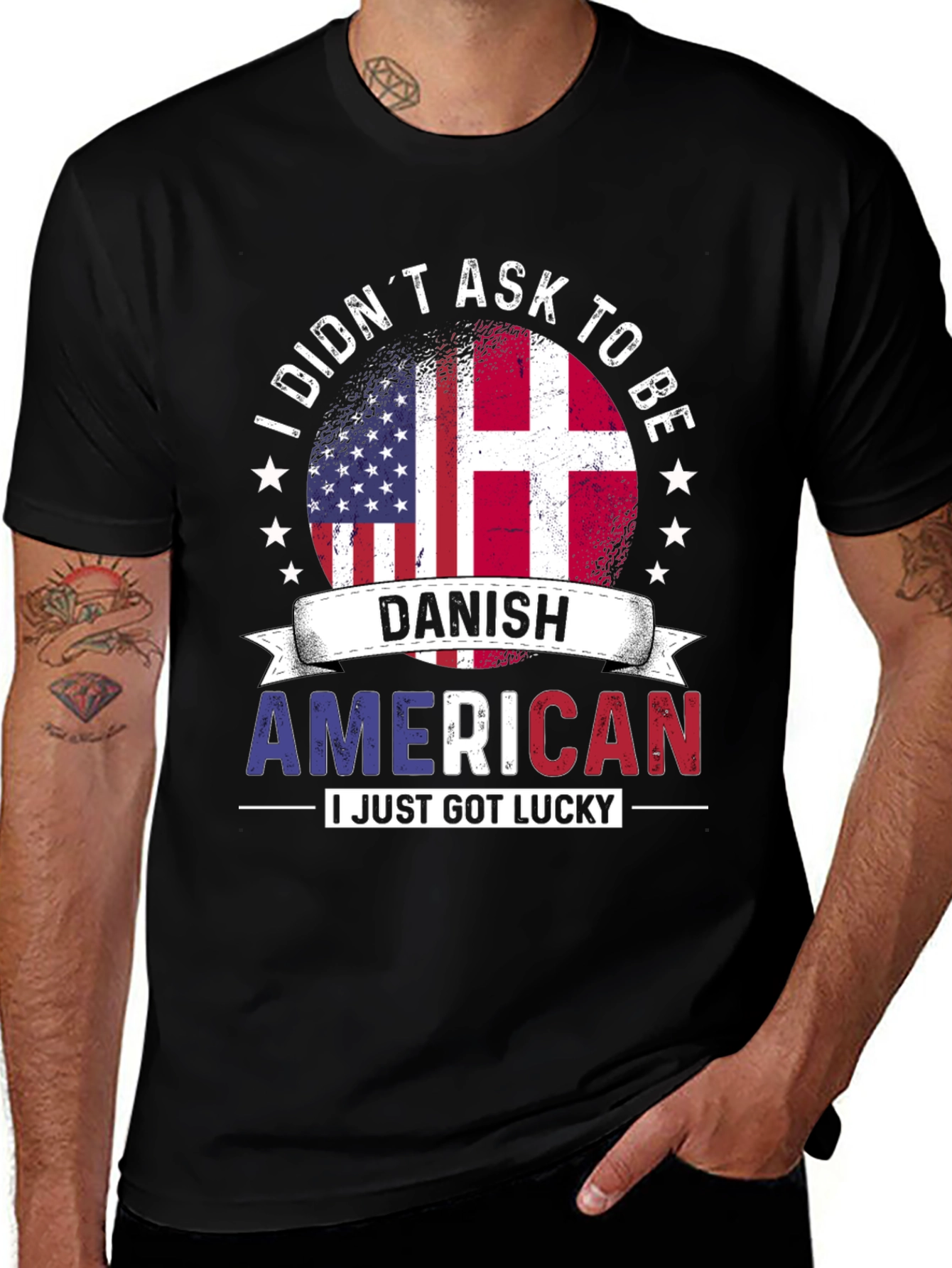 Danish American T-Shirt - Lucky Heritage Tee