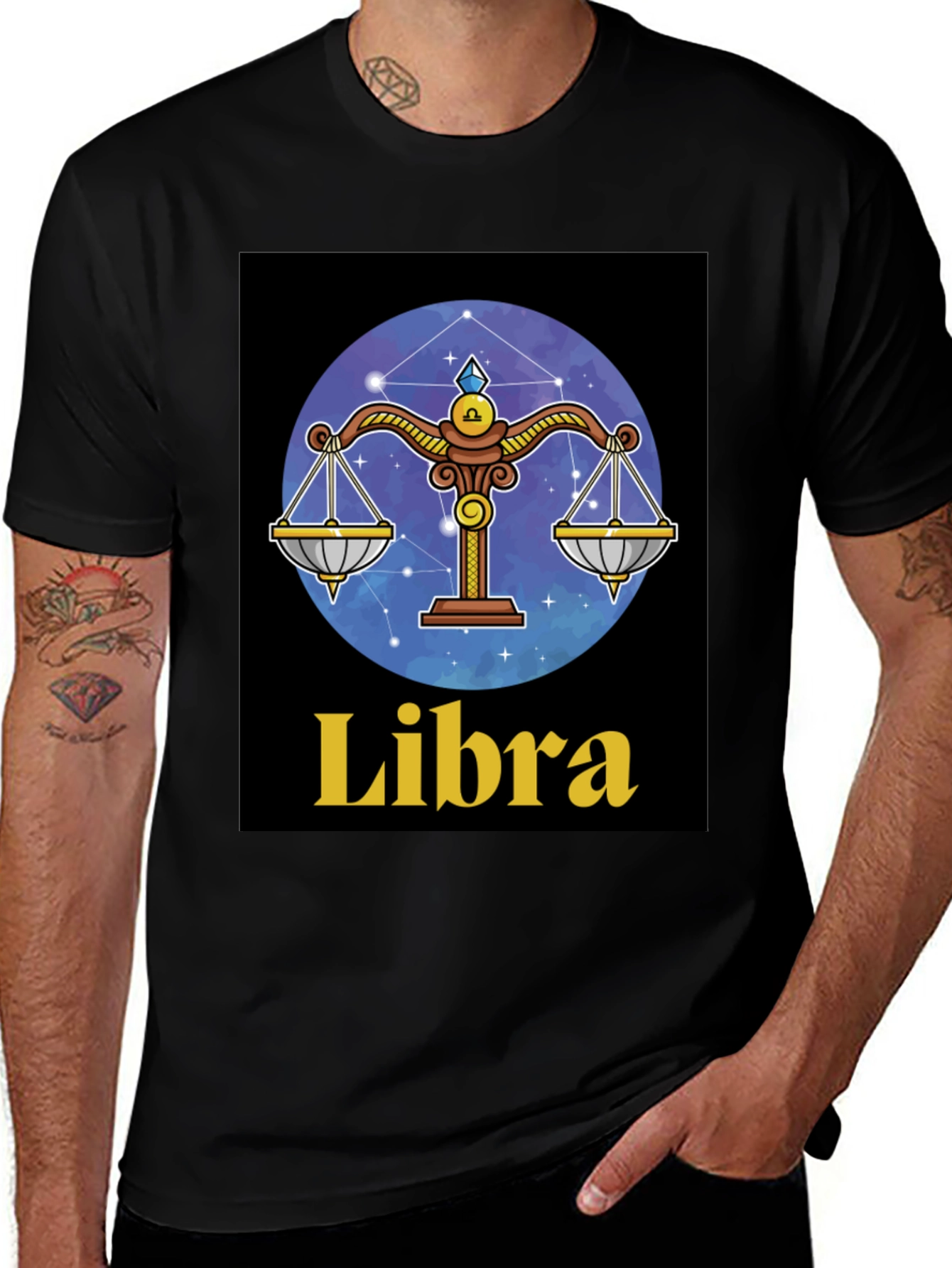Variant 24 of Libra Zodiac Graphic T-Shirt