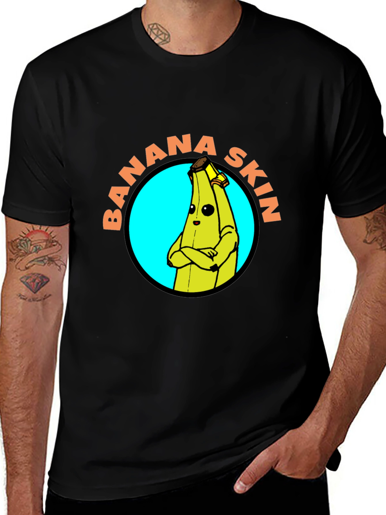 Variant 8 of Banana Skin Graphic Tee - Funky Novelty T-Shirt