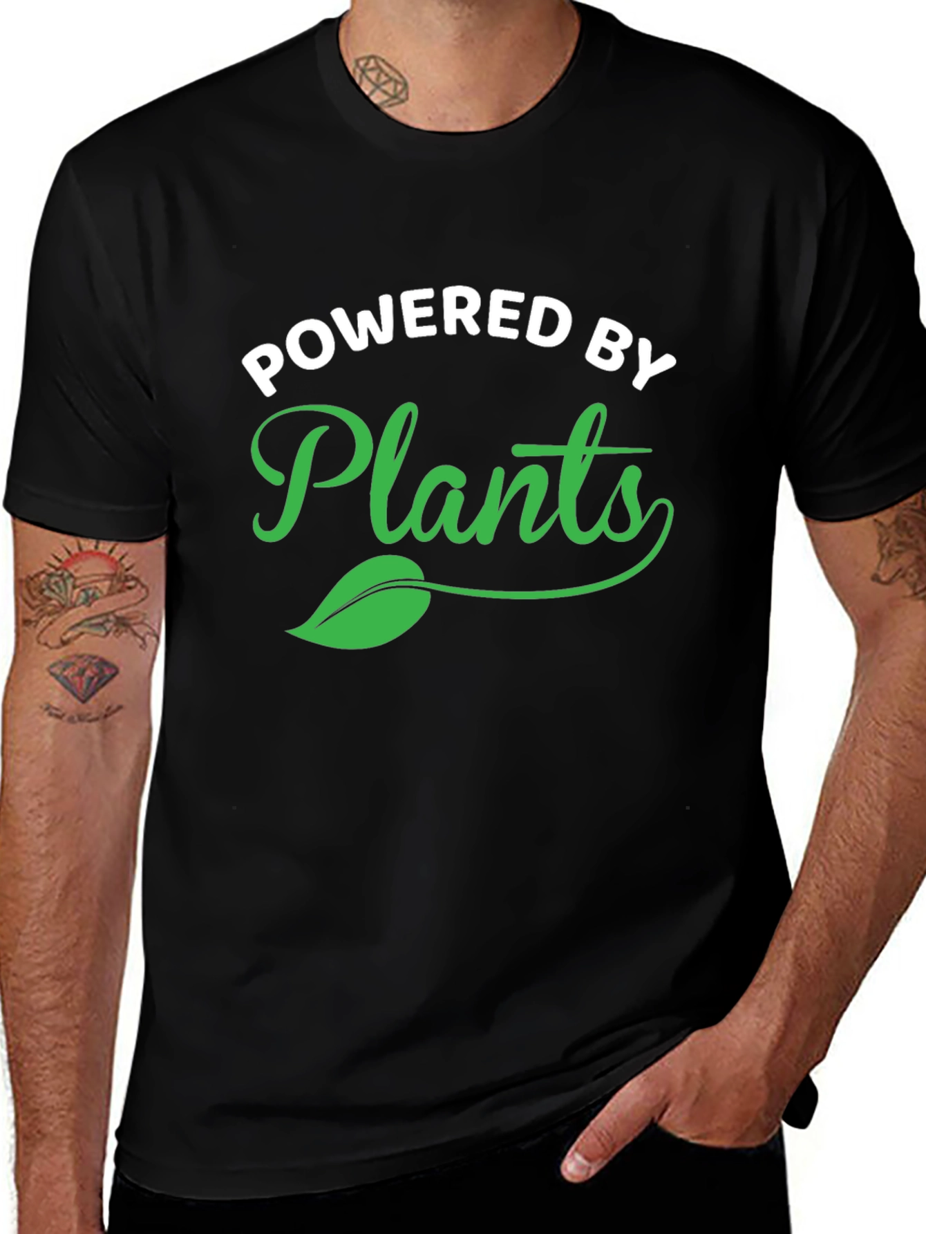 Variant 5 of Powered by Plants Graphic T-Shirt