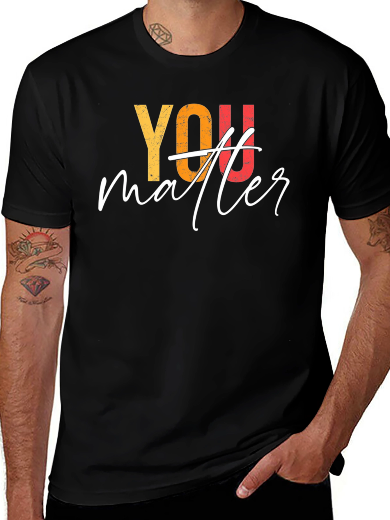 Variant 26 of You Matter Graphic Tee - Positive Message T-Shirt