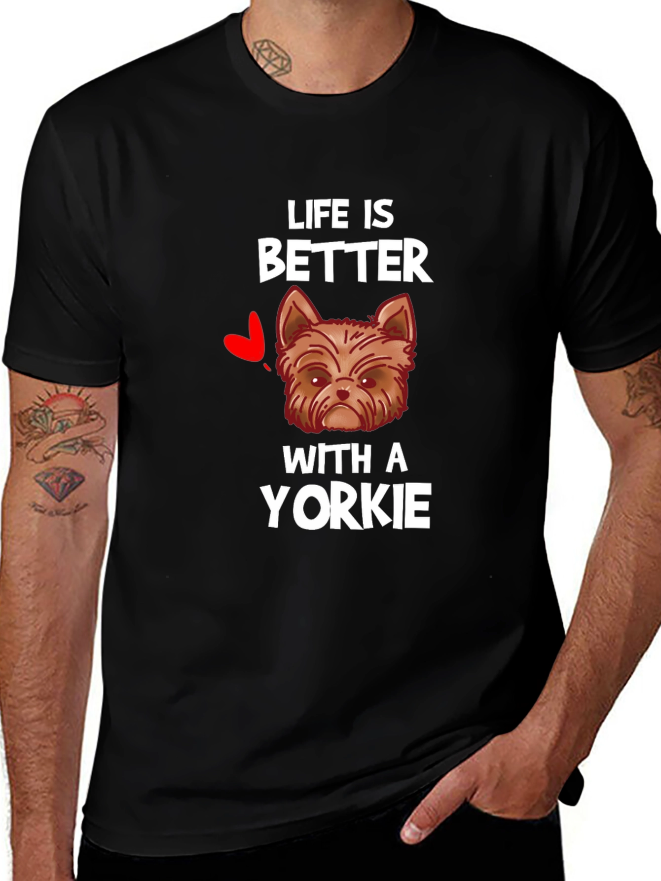 Life is Better with a Yorkie T-Shirt