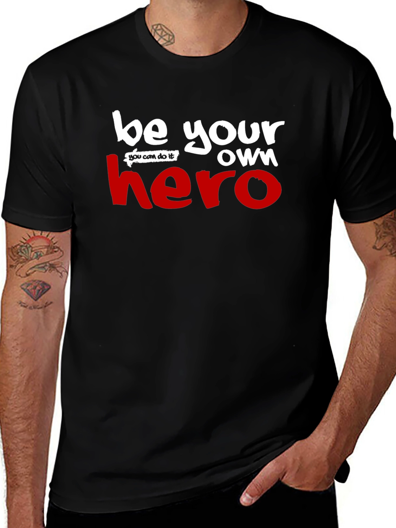 Variant 9 of Be Your Own Hero Graphic T-Shirt