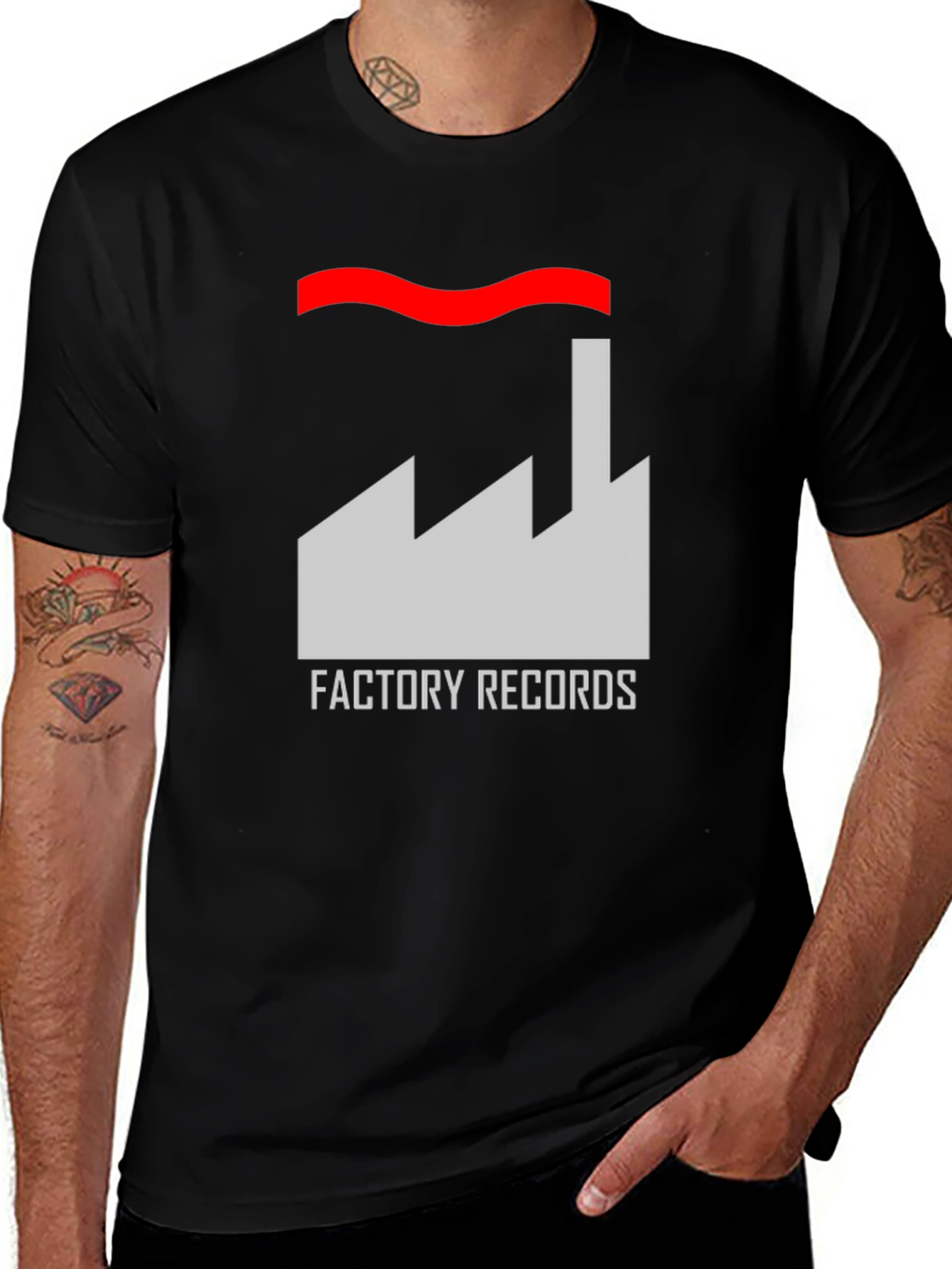 Variant 8 of Factory Records Graphic Tee - Retro Music Shirt