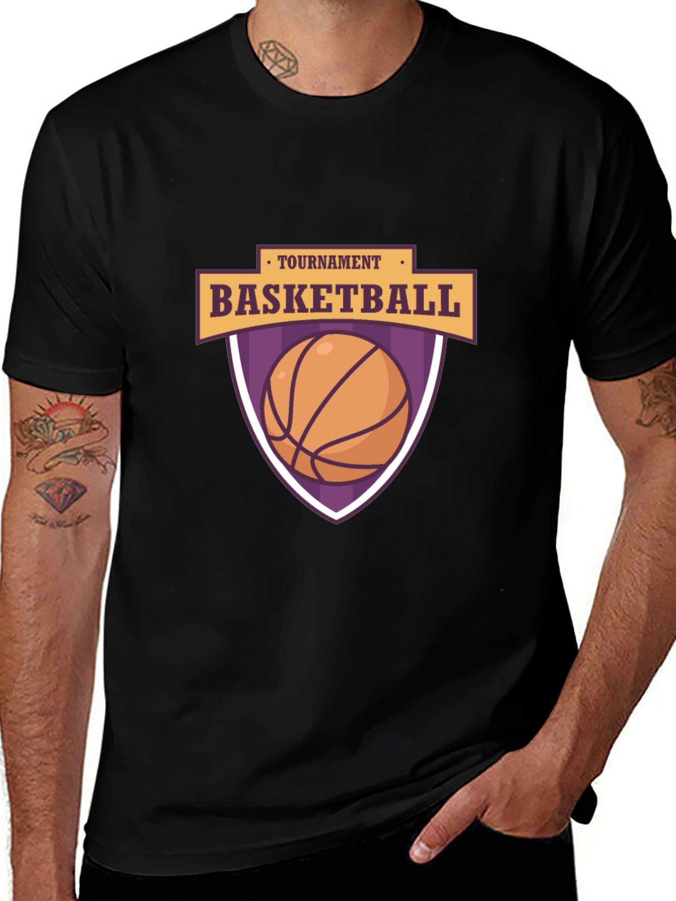 Variant 28 of Basketball Tournament Graphic T-Shirt