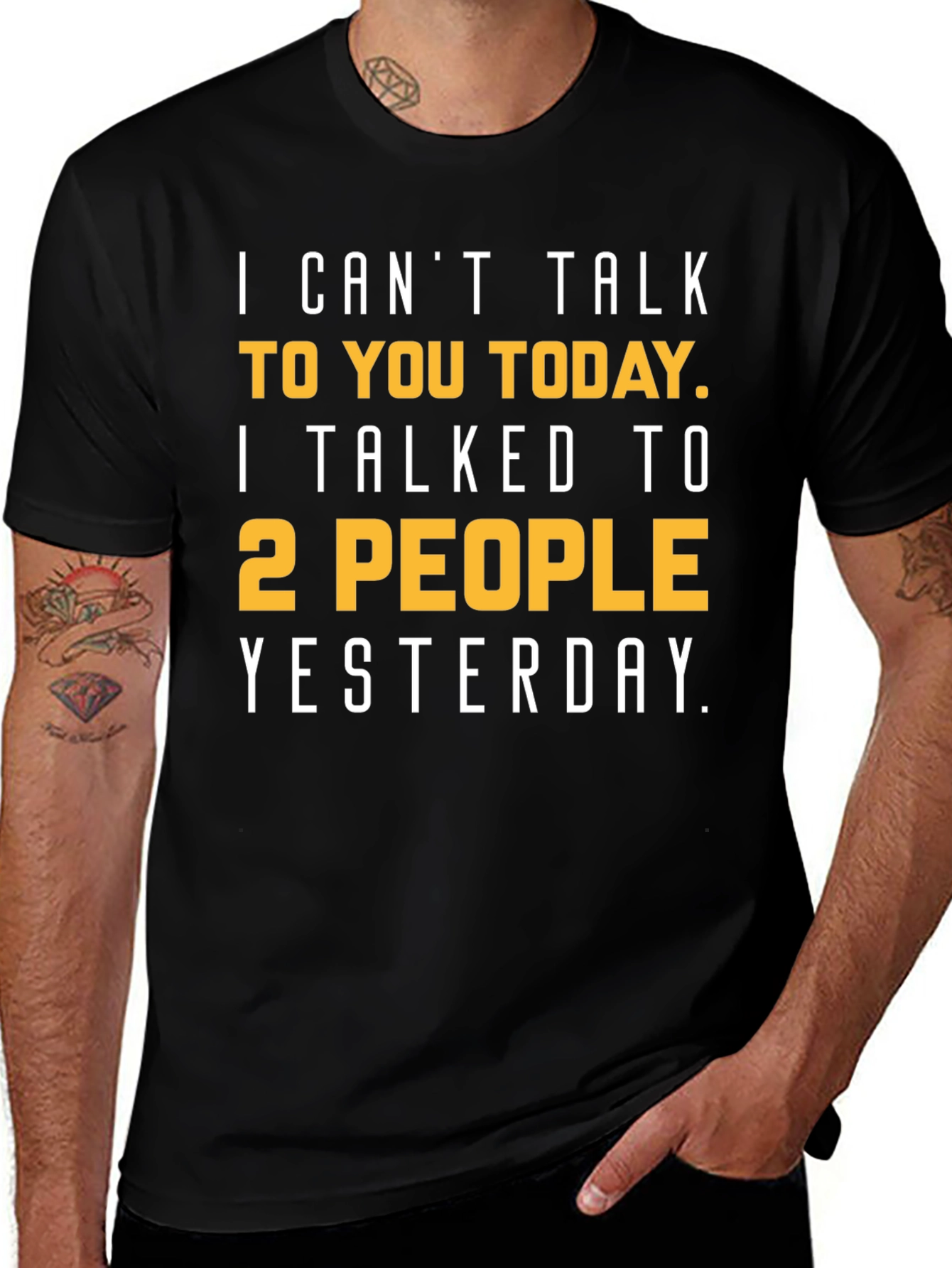 Variant 22 of Funny Graphic Tee - Introvert Humor