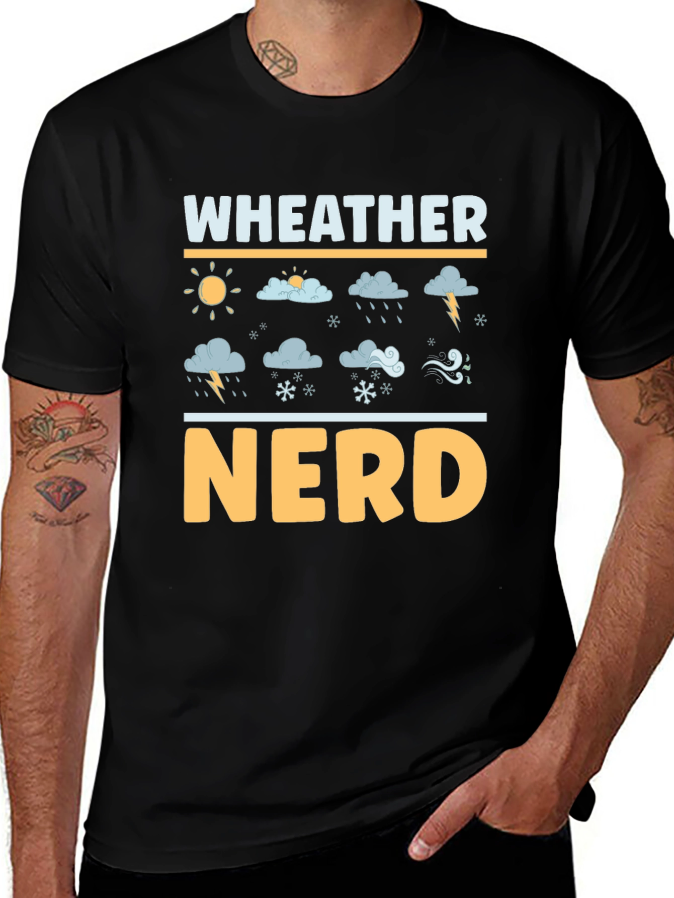 Variant 7 of Weather Nerd Graphic Tee - Science T-Shirt