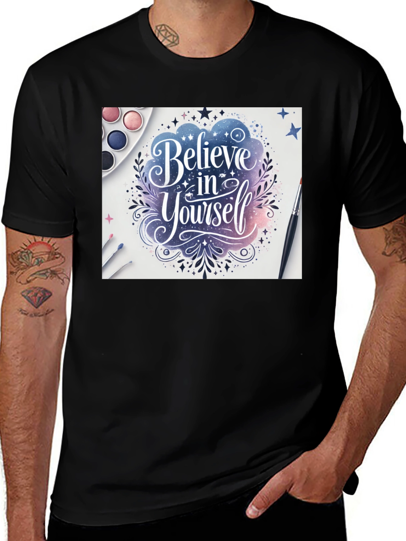 Variant 4 of Believe in Yourself Graphic T-Shirt - Unisex