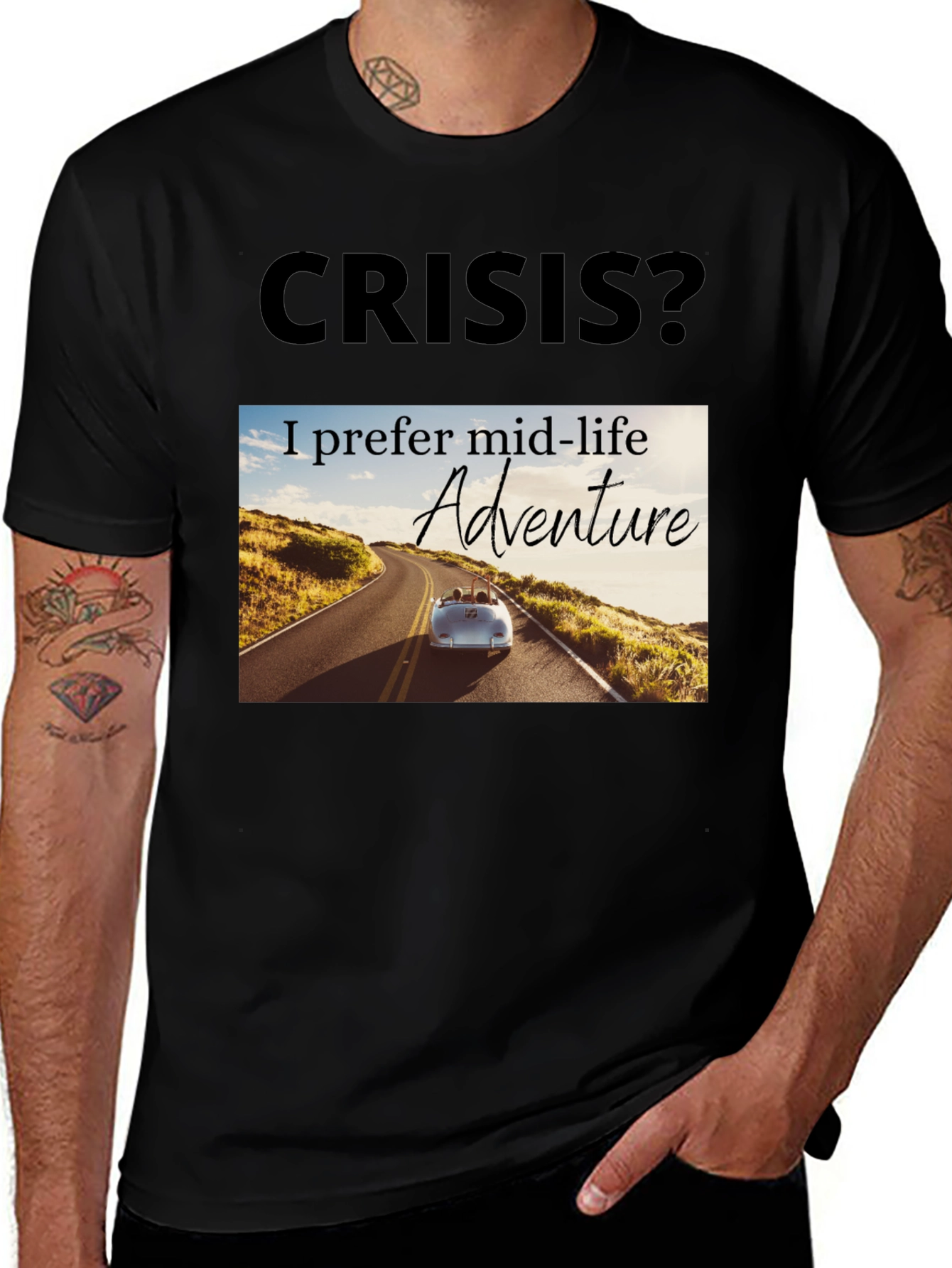 Variant 20 of Mid-Life Adventure T-Shirt