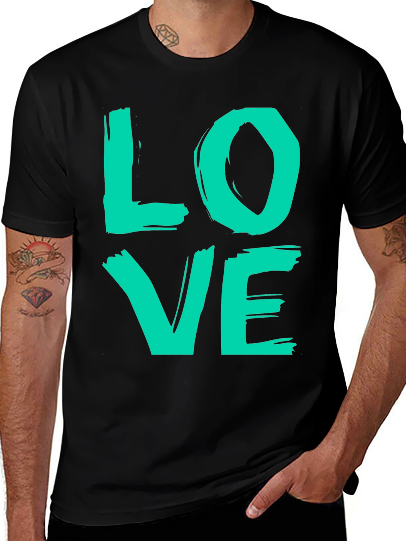 Variant 21 of Love Graphic T-Shirt - Trendy Casual Tee