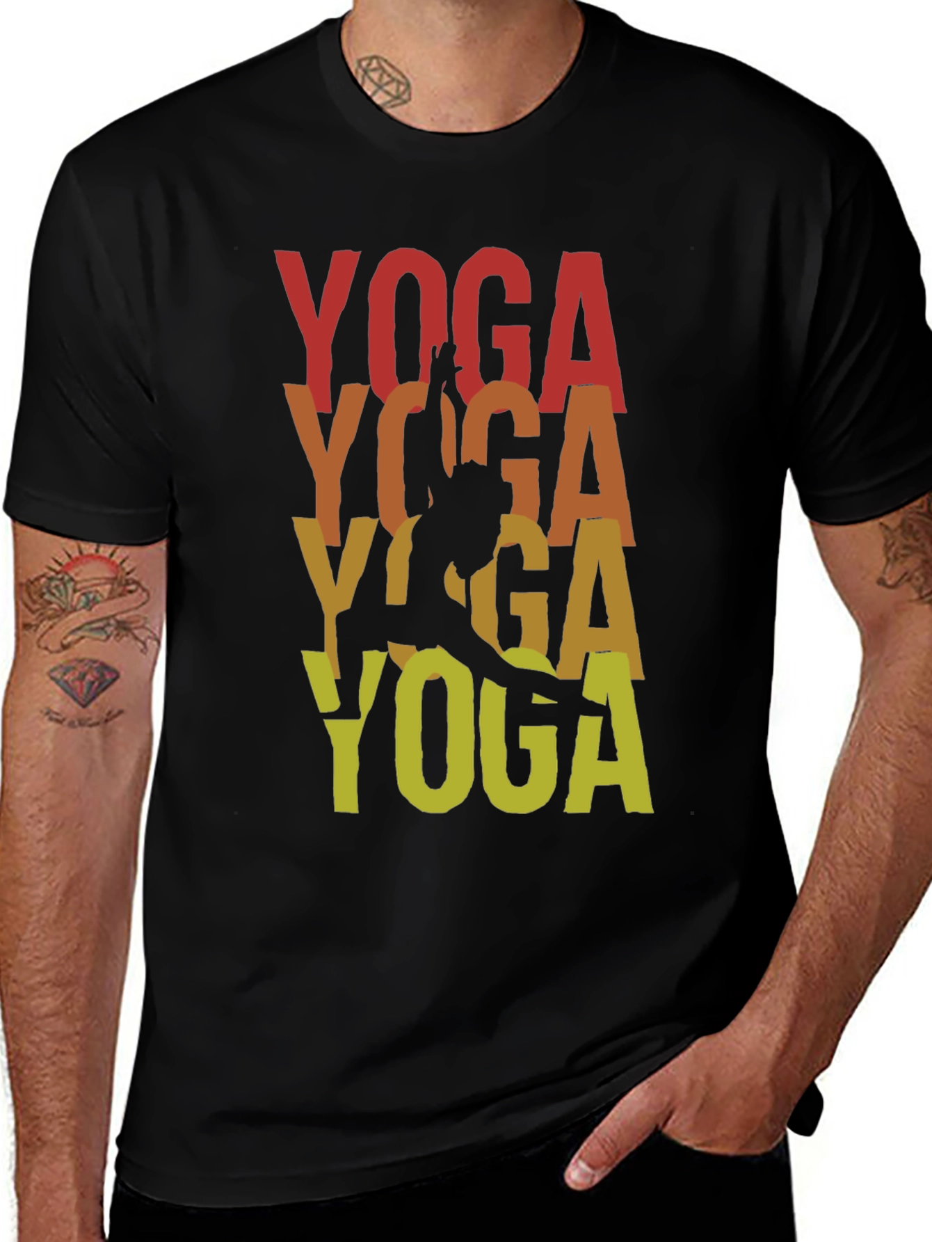 Variant 13 of Yoga Pose Tee - Zen Vibes
