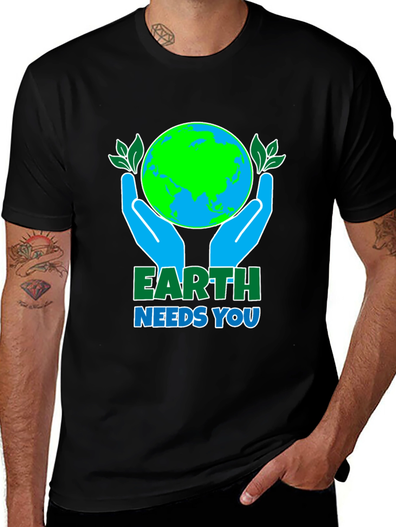 Earth Needs You T-Shirt - Environmental Awareness Tee