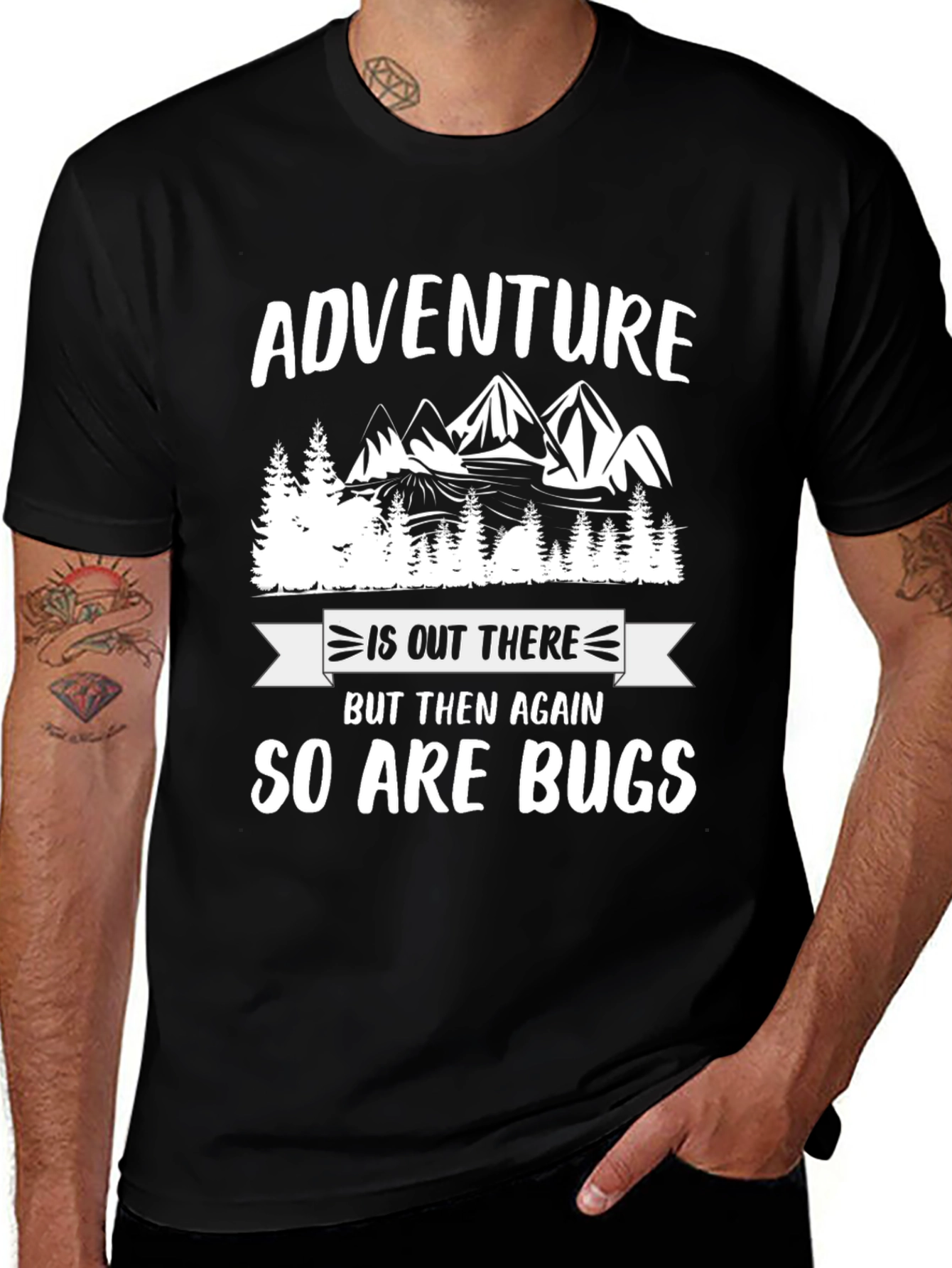 Adventure Awaits T-Shirt - Funny Outdoor Hiking Tee