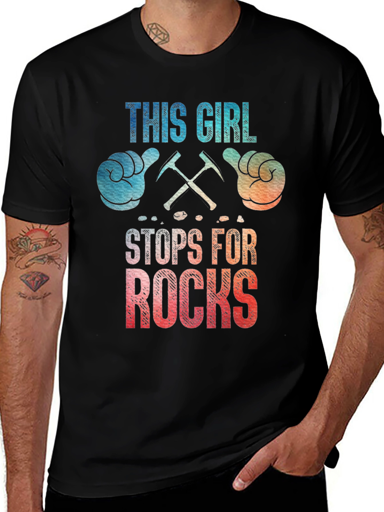 This Girl Stops For Rocks T-Shirt