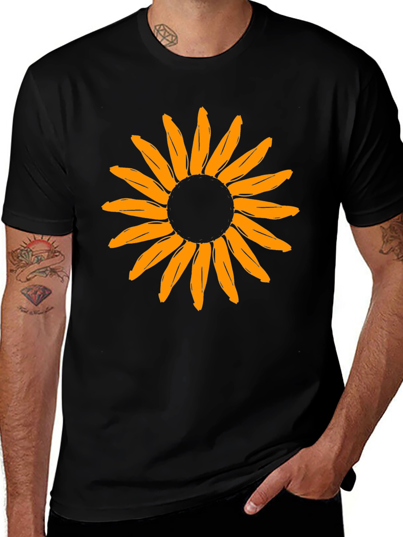 Variant 16 of Sunflower Graphic Print T-Shirt