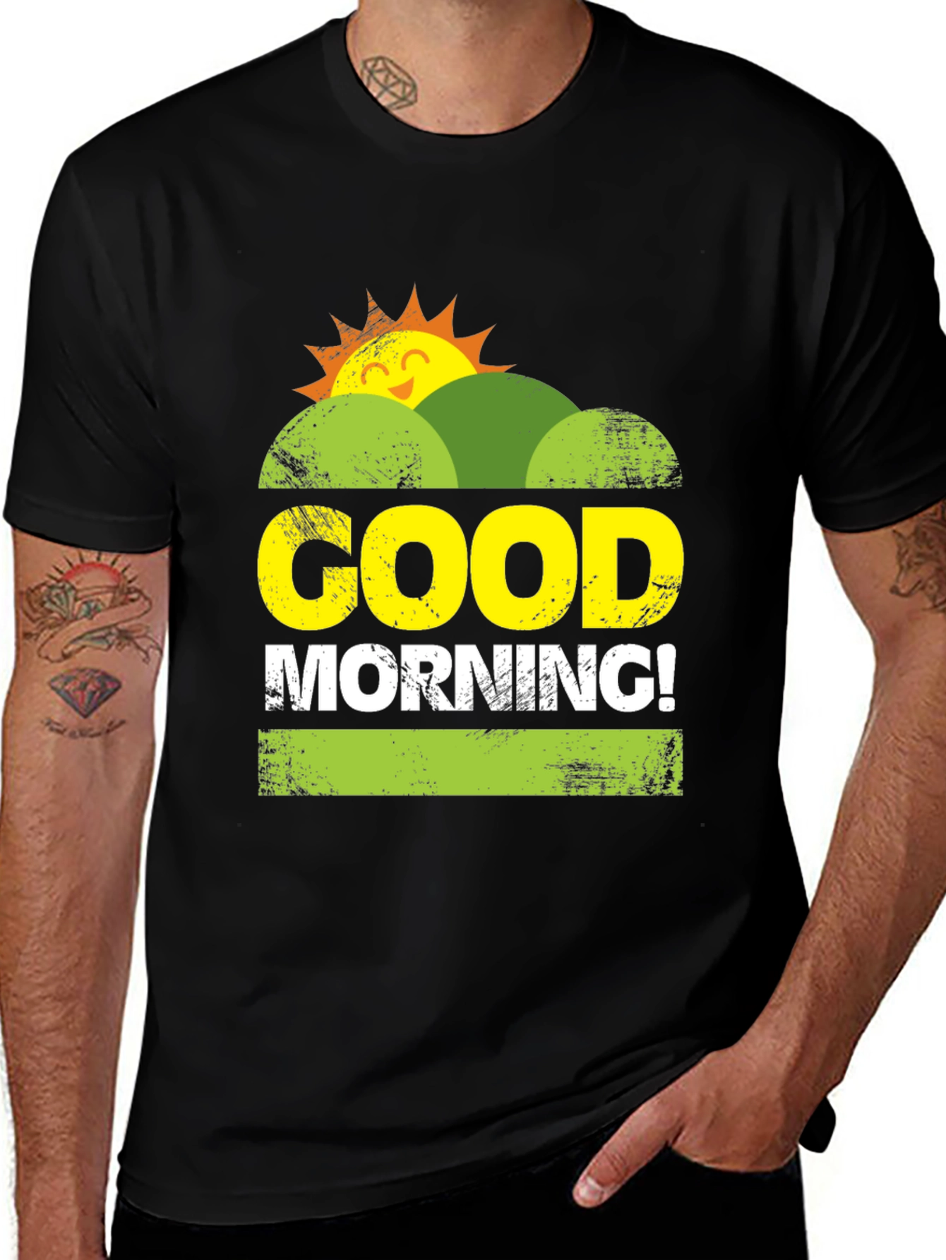 Variant 24 of Good Morning Graphic T-Shirt - Trendy Casual Wear