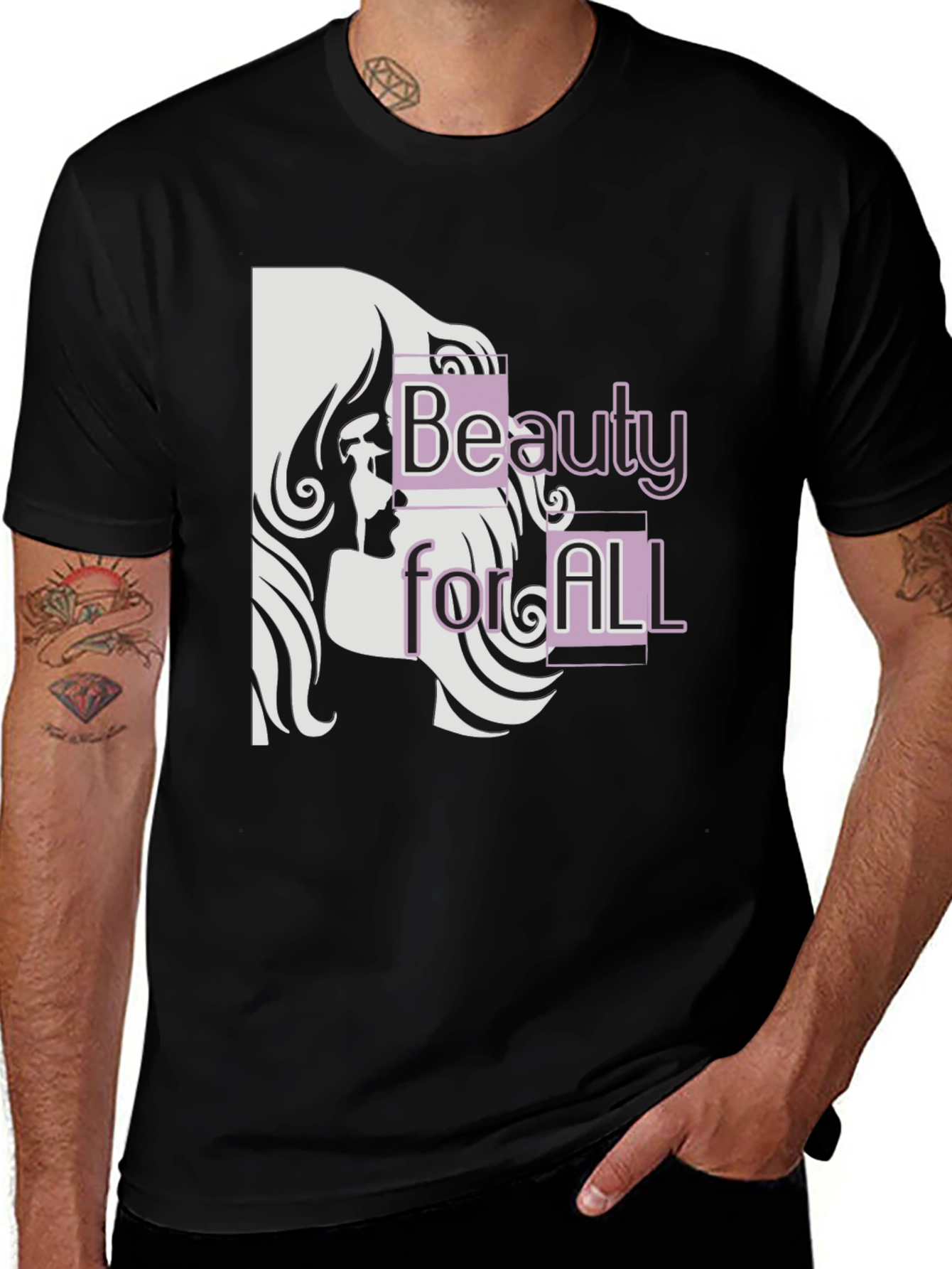 Variant 4 of Beauty for All Graphic Tee - Stylish Unisex T-Shirt