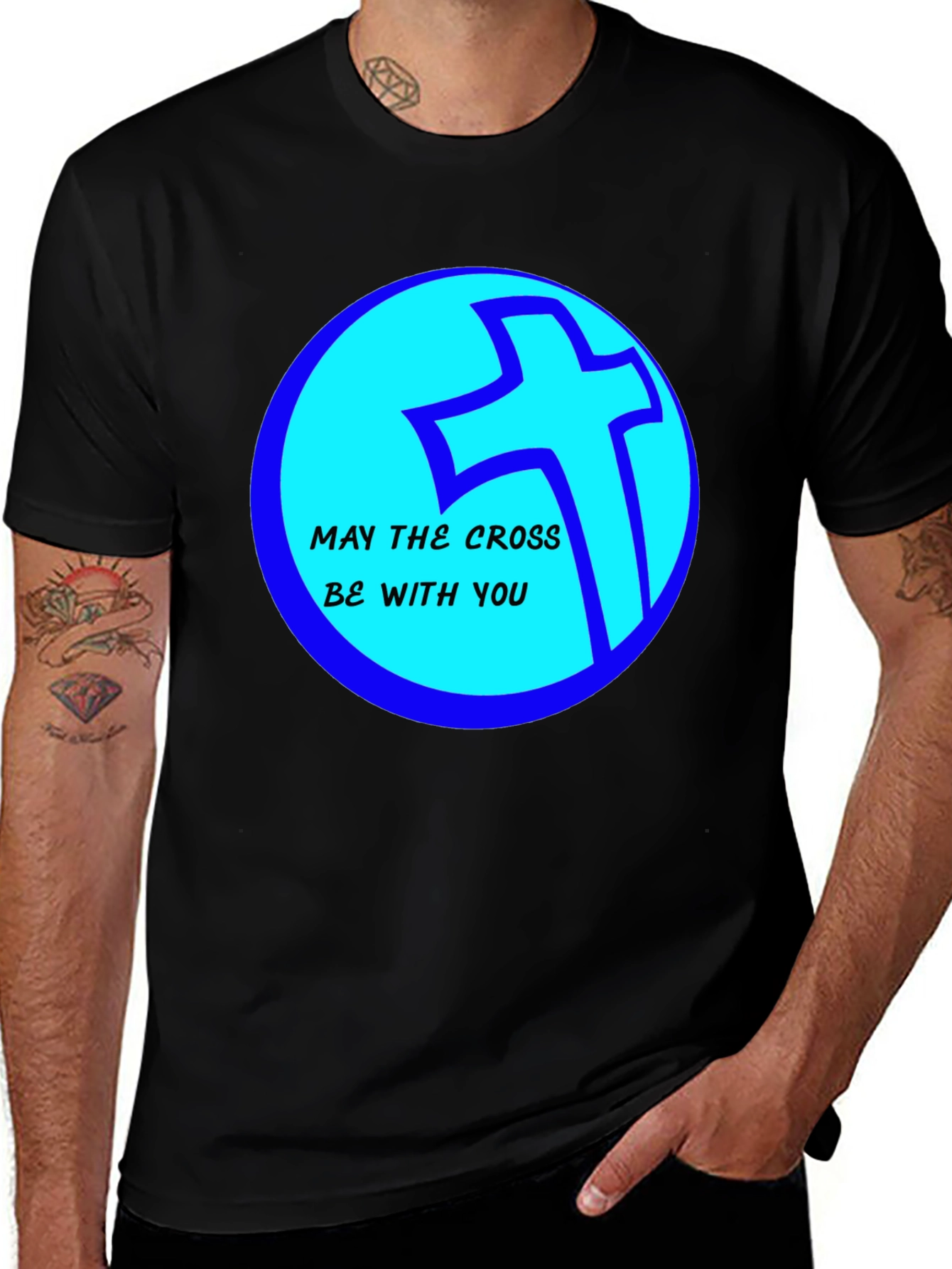 Variant 8 of May the Cross Be With You T-Shirt