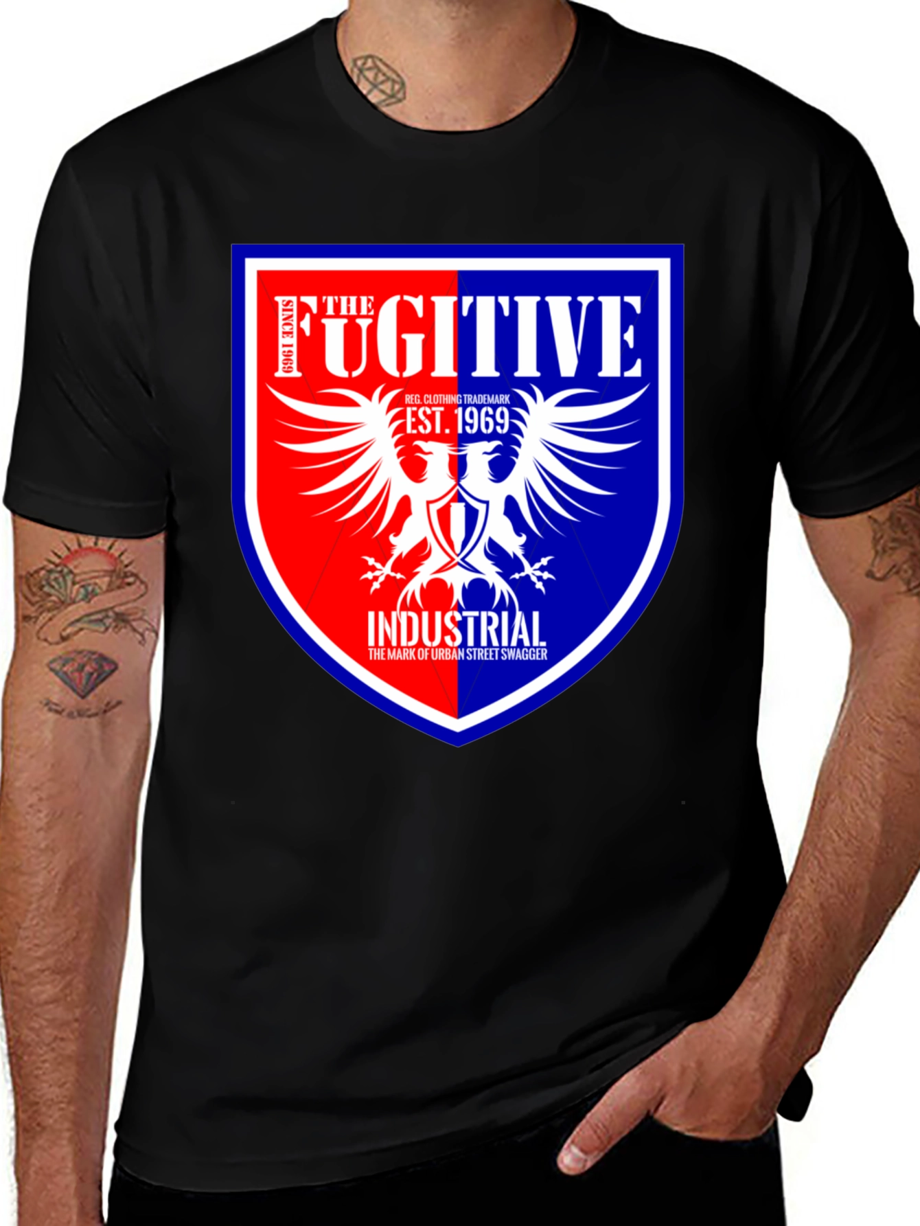 Variant 5 of The Fugitive Graphic T-Shirt