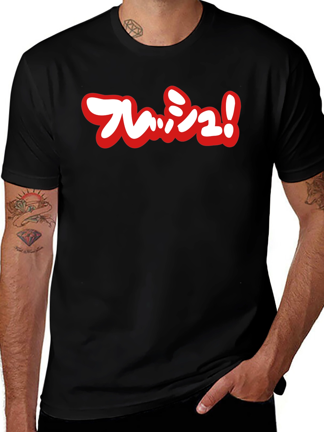 Variant 30 of Flash! Black Tee Shirt Anime Japanese Manga