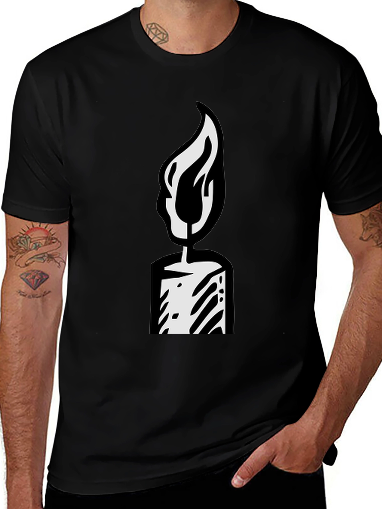 Variant 12 of Candle Graphic T-Shirt