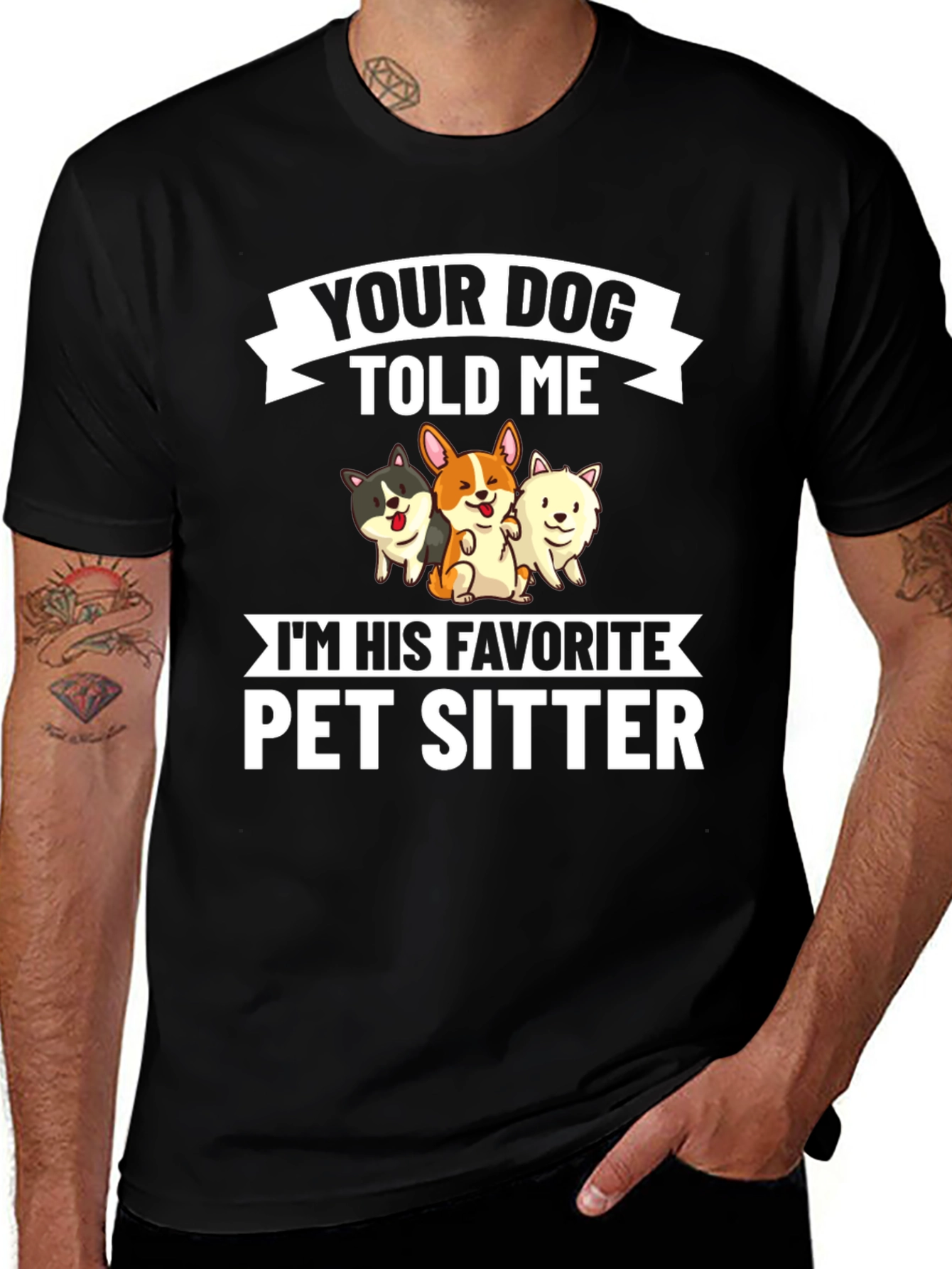 Variant 14 of Pet Sitter T-Shirt - Dog Lover Tee