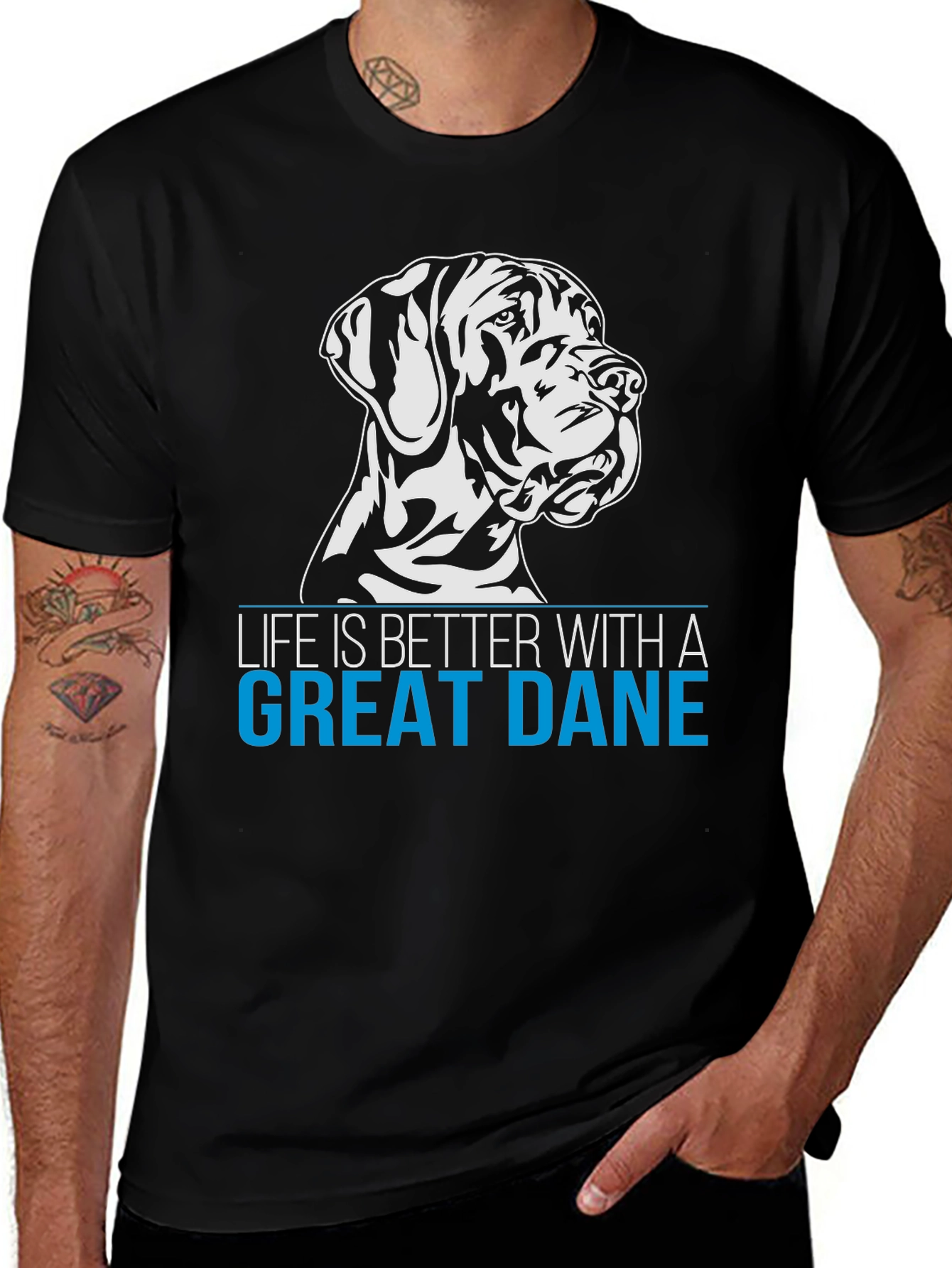Great Dane Life T-Shirt - Dog Lover Tee