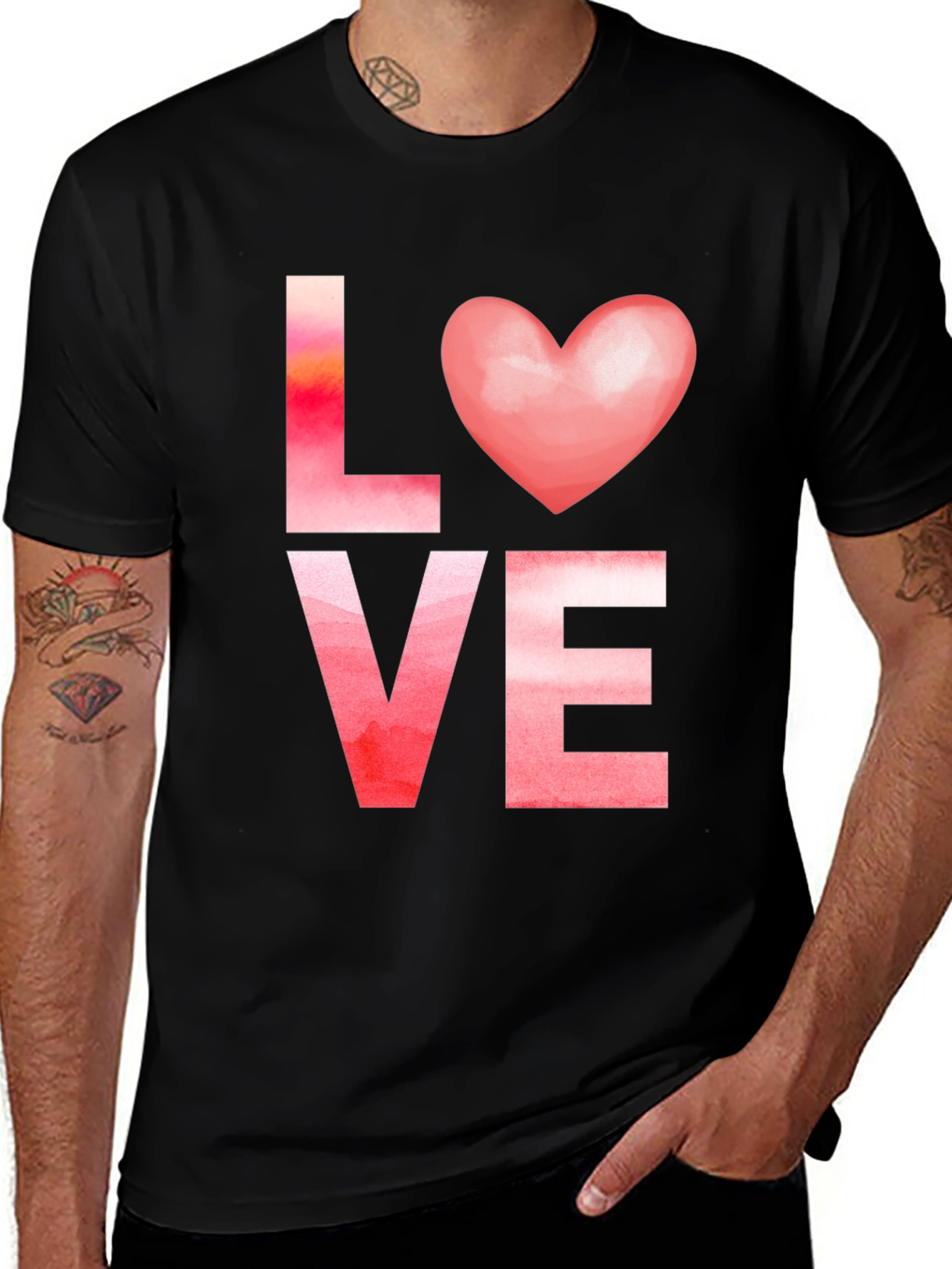 Variant 20 of Love Heart Valentine T-Shirt