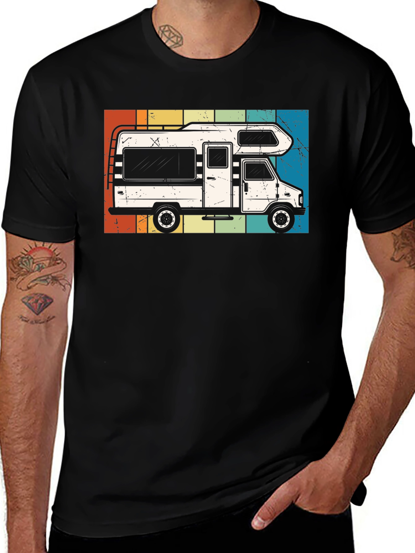Variant 6 of Vintage RV Camper T-Shirt - Retro Road Trip Tee