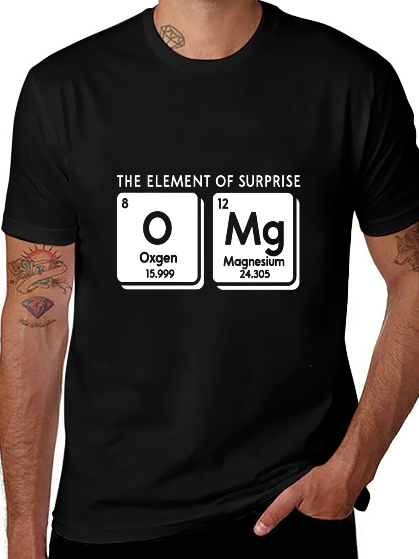 Variant 27 of OMG Element of Surprise Graphic T-Shirt
