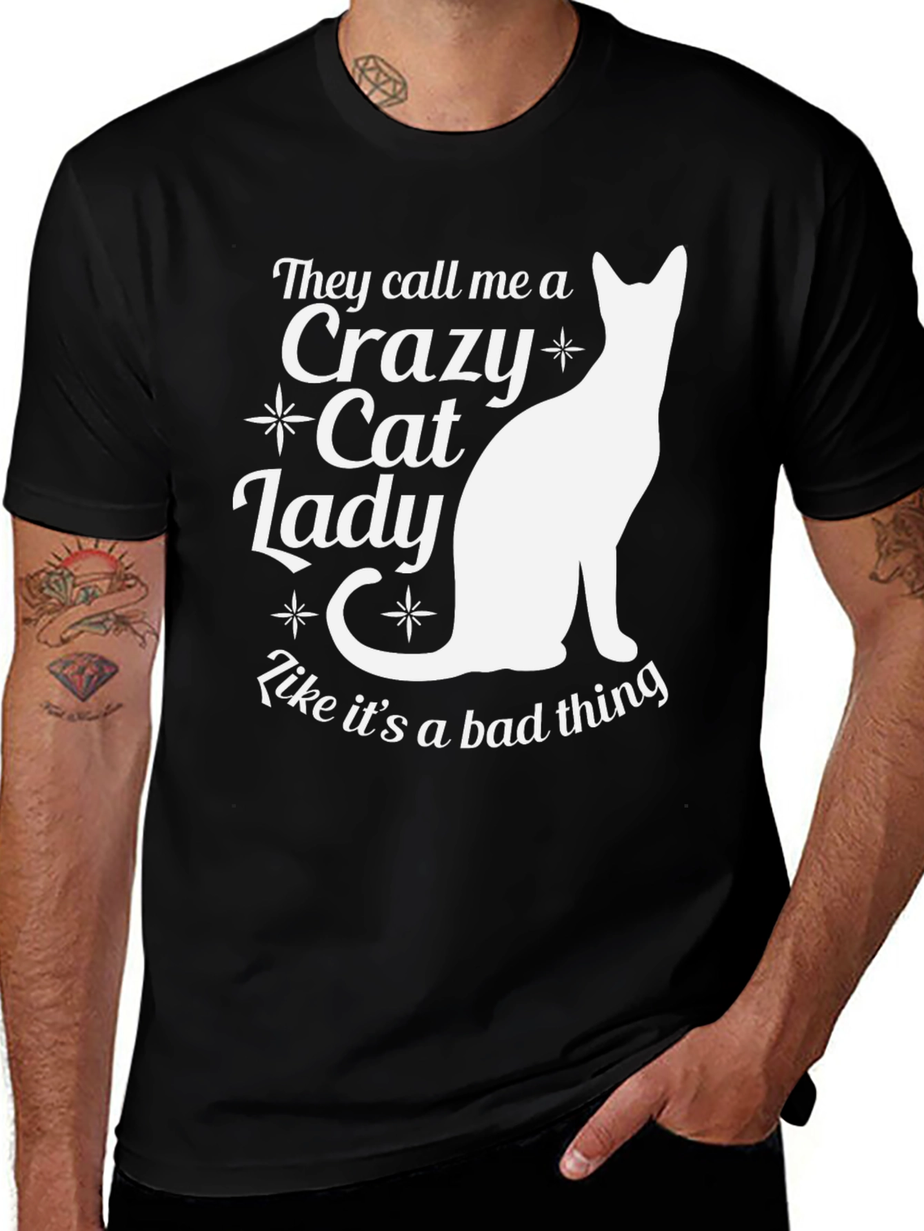 Variant 10 of Crazy Cat Lady T-Shirt - Funny Cat Lover Tee