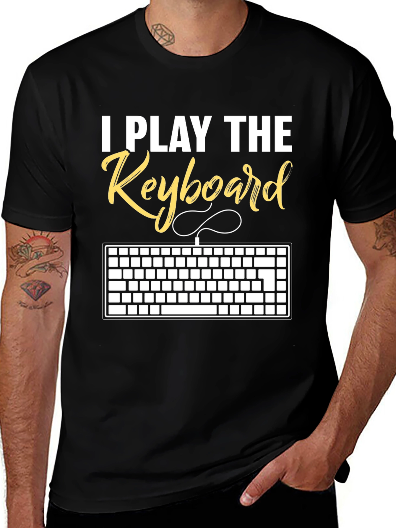 Variant 18 of I Play The Keyboard T-Shirt