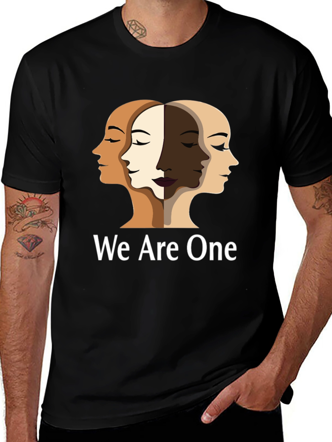 Variant 13 of We Are One Diversity T-Shirt