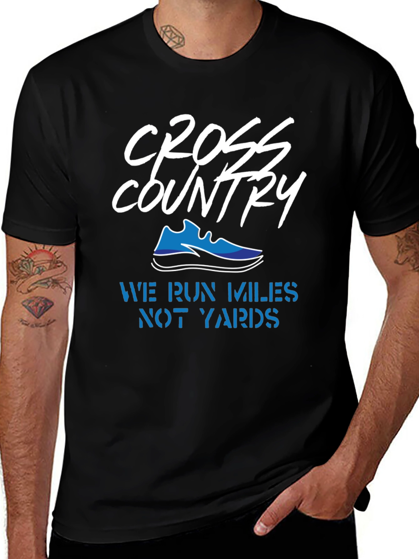 Variant 23 of Cross Country Runner T-Shirt: We Run Miles!