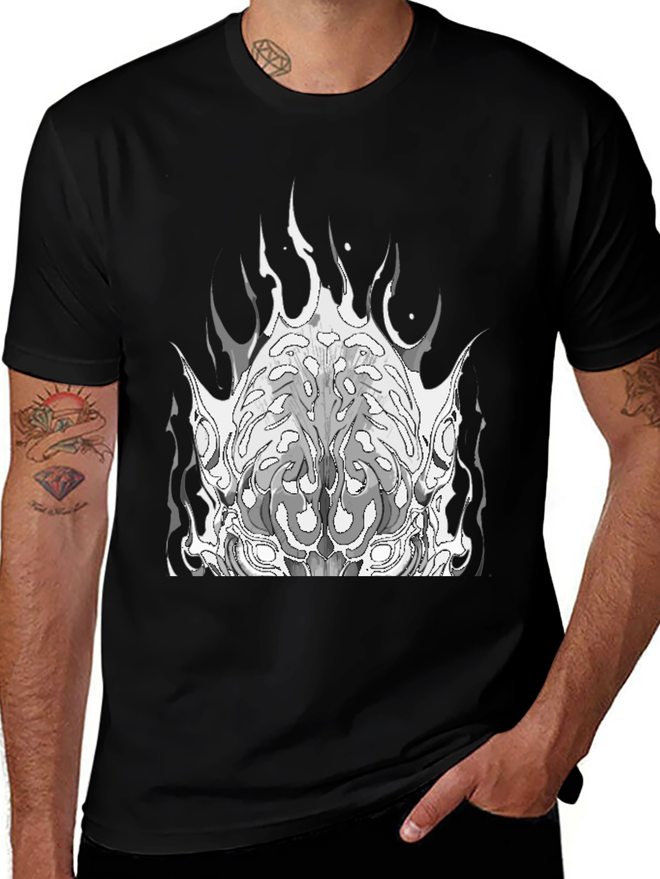 Variant 17 of Fiery Brain Graphic Tee