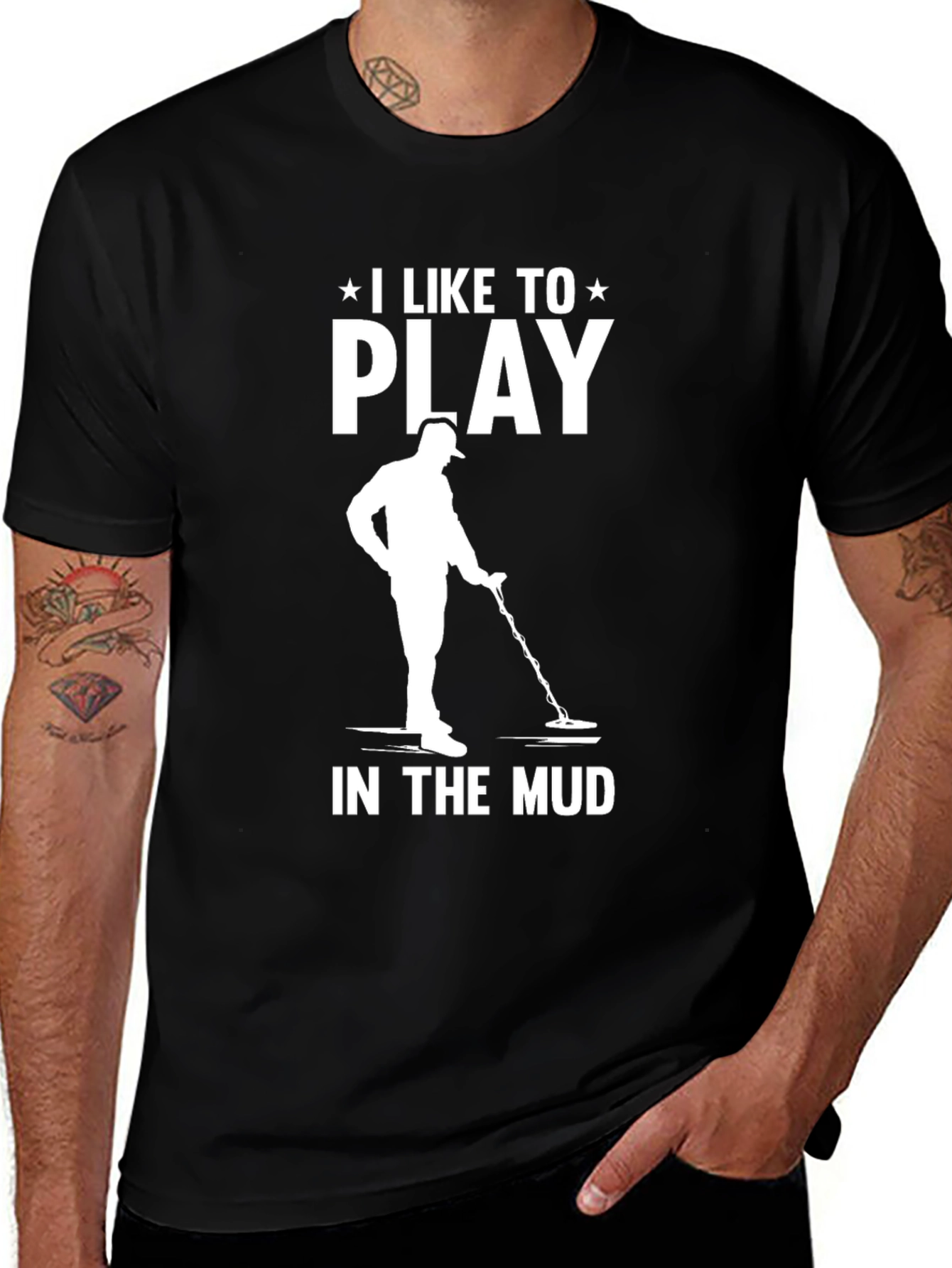 Variant 5 of I Like to Play in the Mud T-Shirt