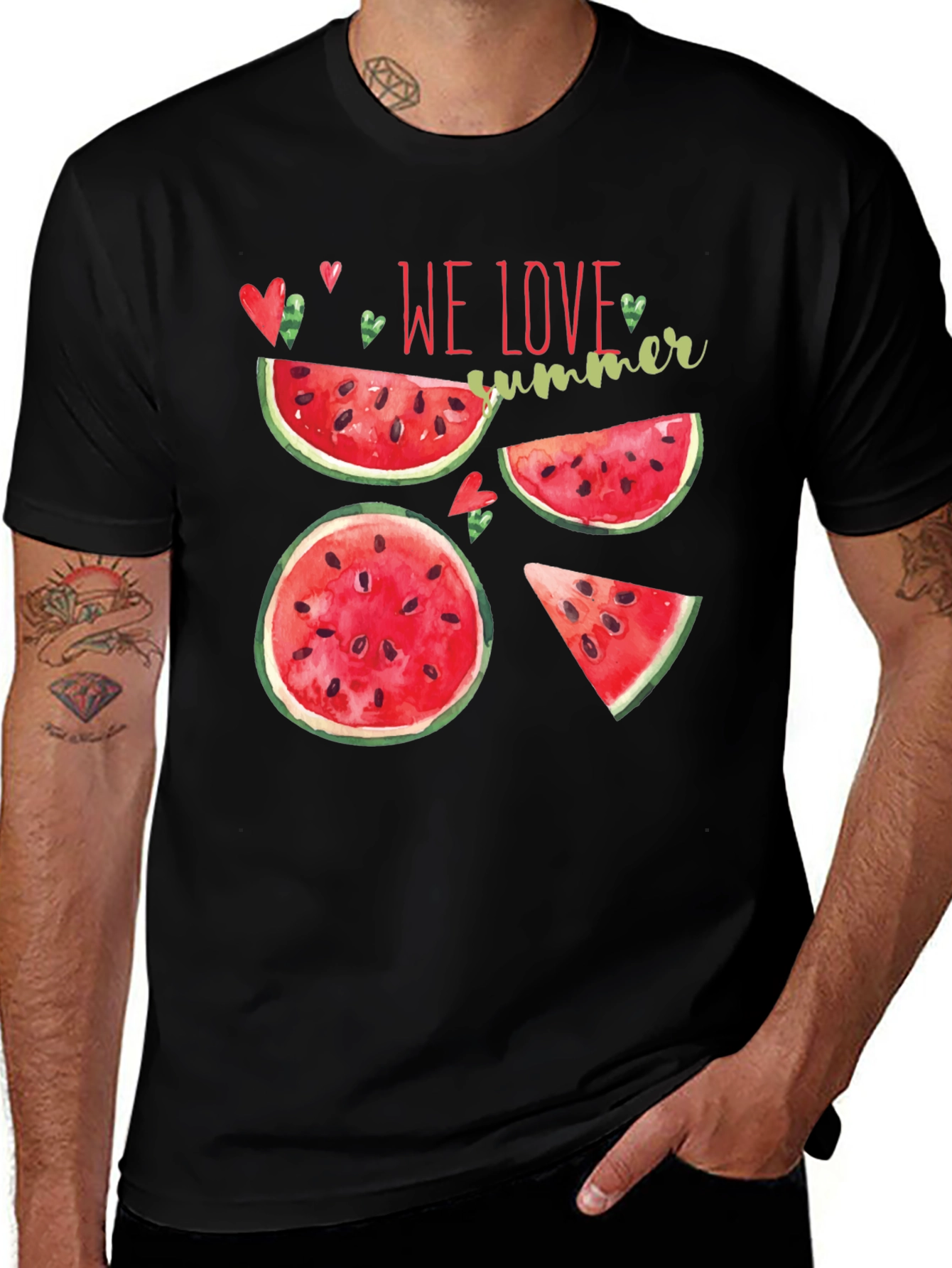 Variant 5 of We Love Summer Watermelon T-Shirt