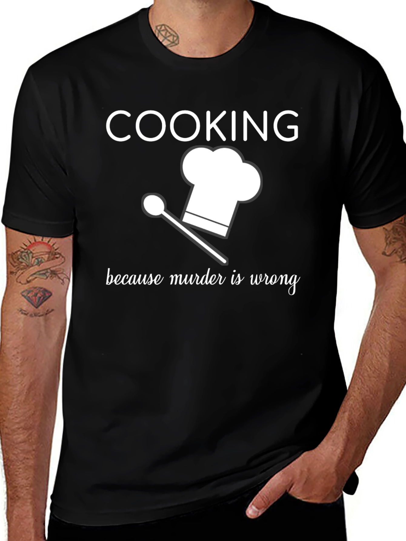 Variant 15 of Cooking Because Murder is Wrong T-Shirt